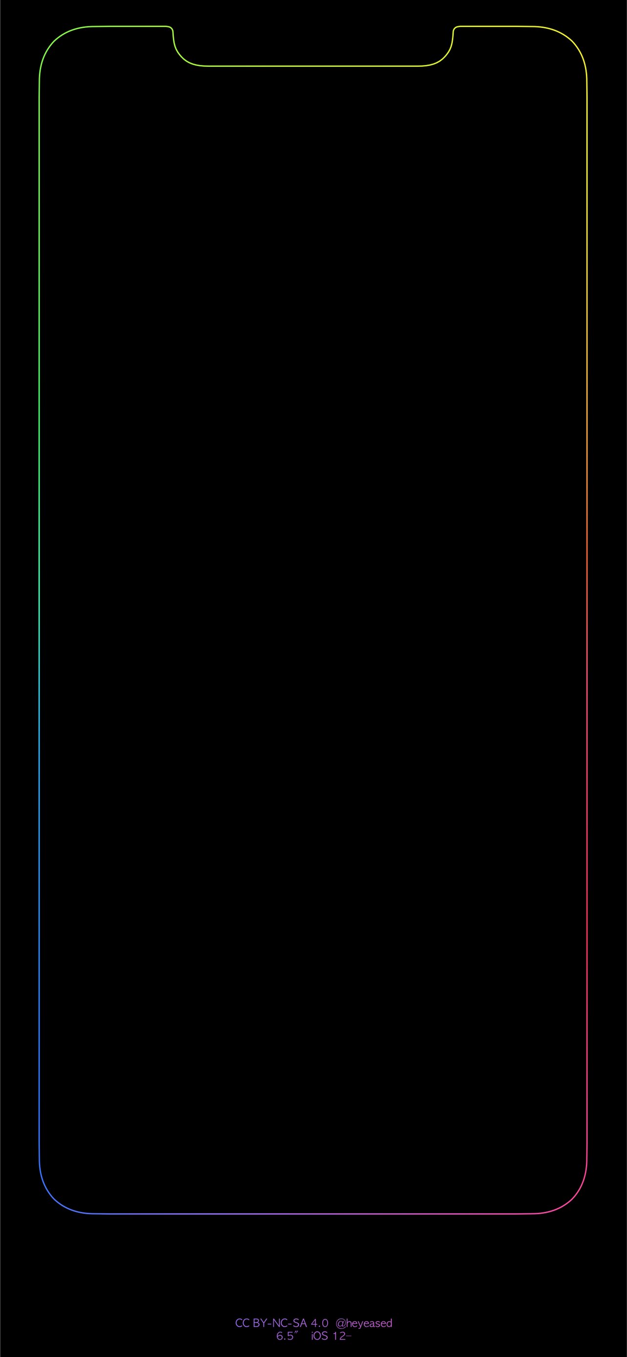 iPhone 14 Pro Max Rainbow Border Wallpapers Wallpaper Cave