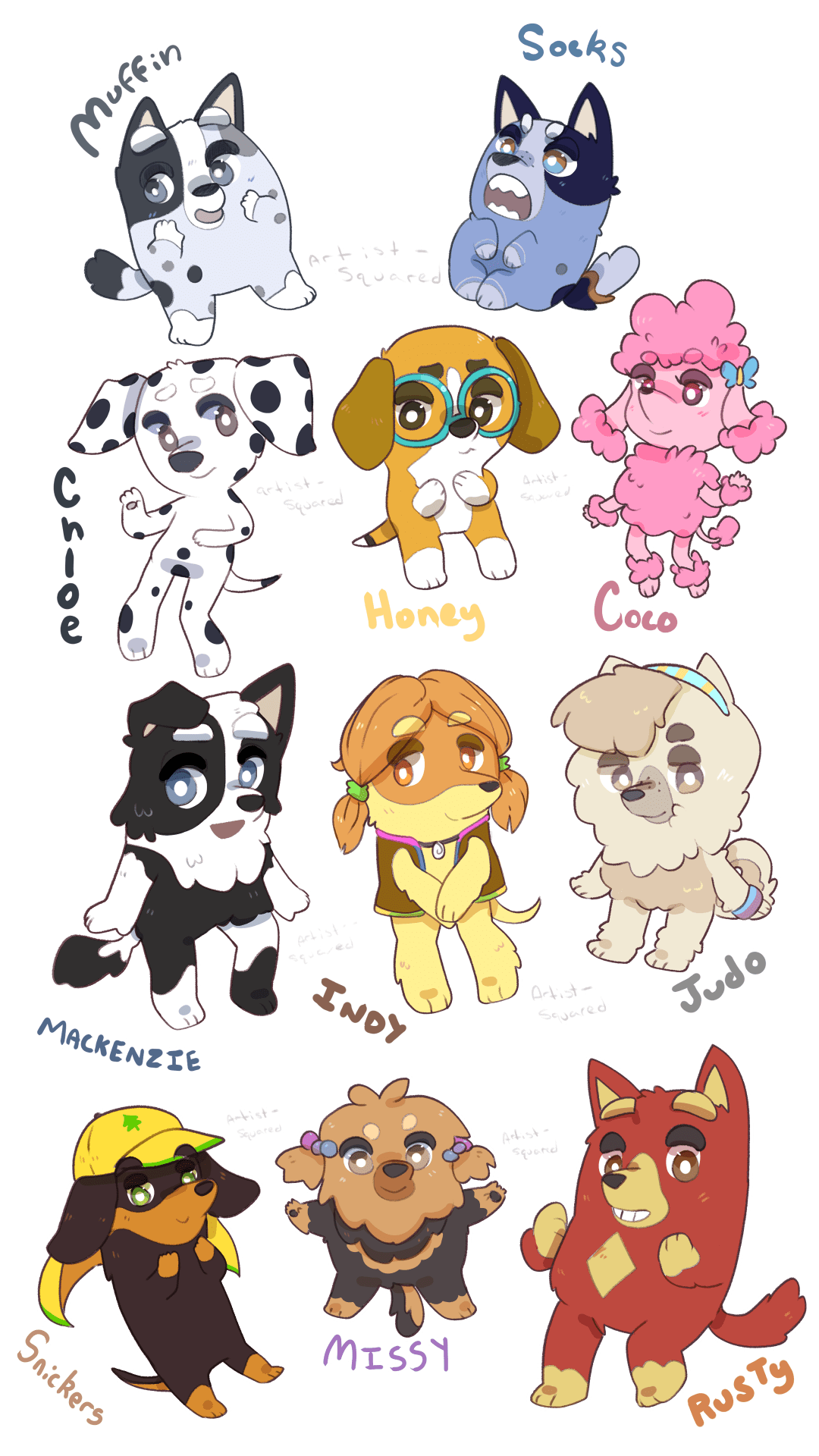 Honey Bluey Wallpapers Wallpaper Cave