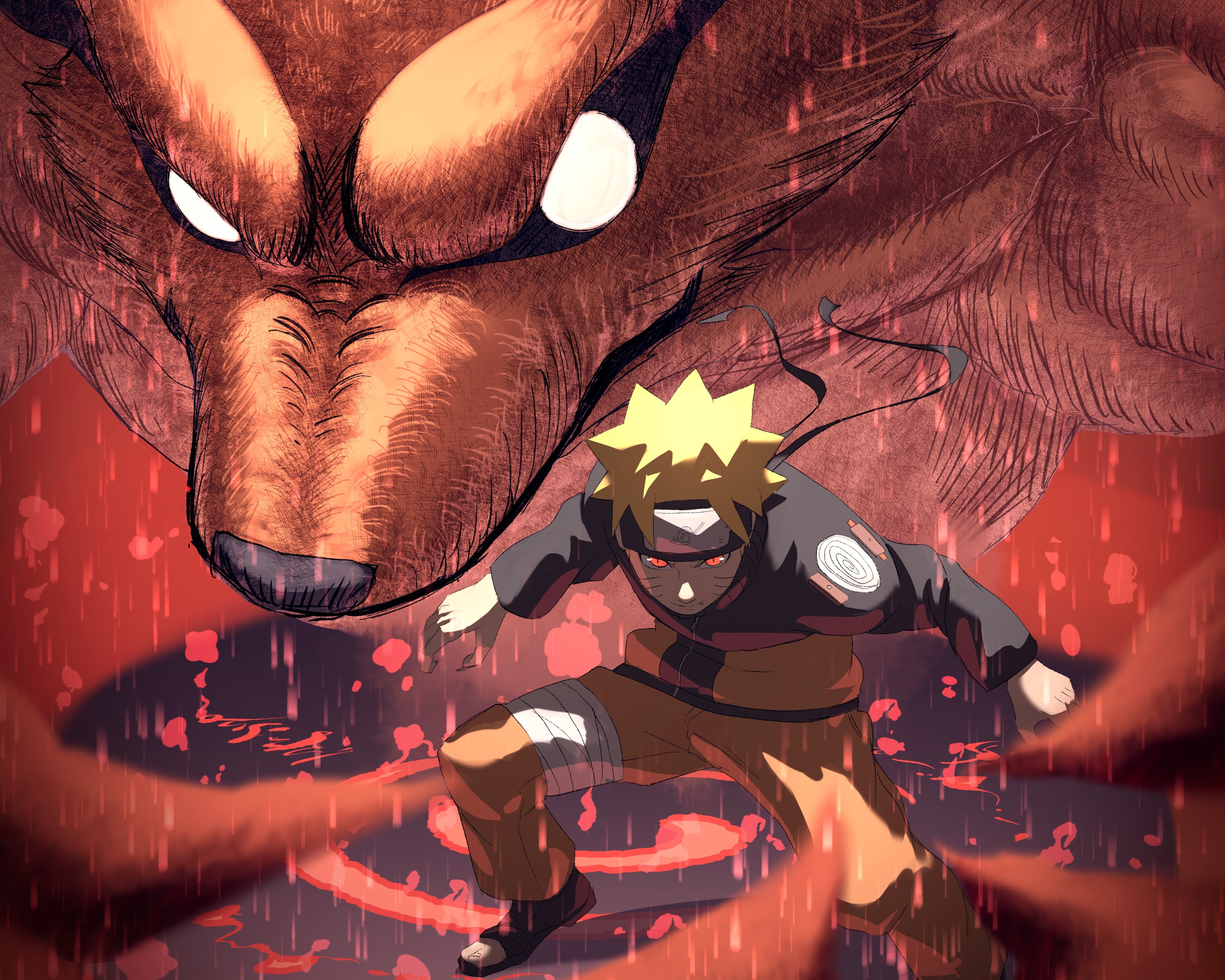 Naruto X Kurama Wallpapers Wallpaper Cave