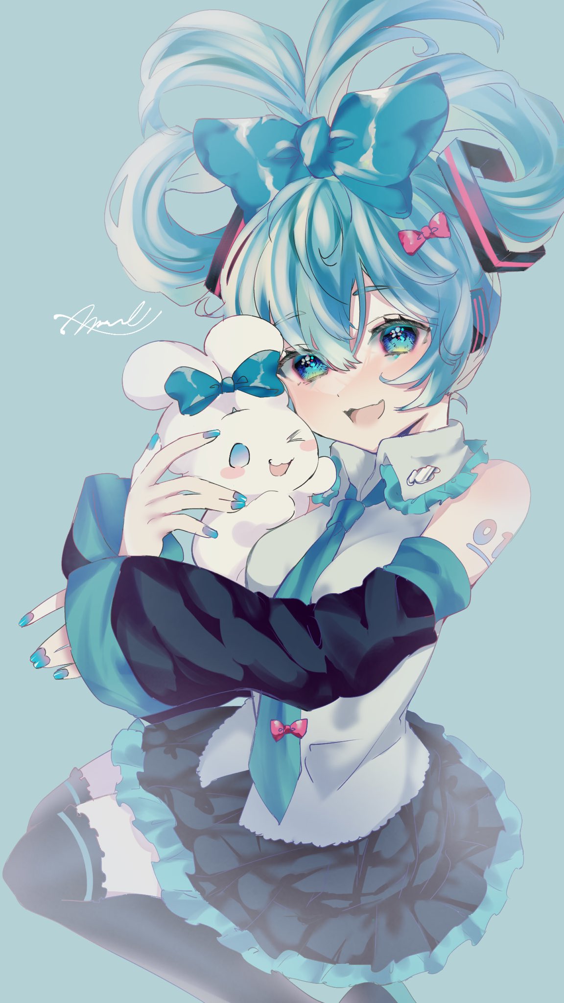 Miku And Cinnamoroll Wallpapers Wallpaper Cave