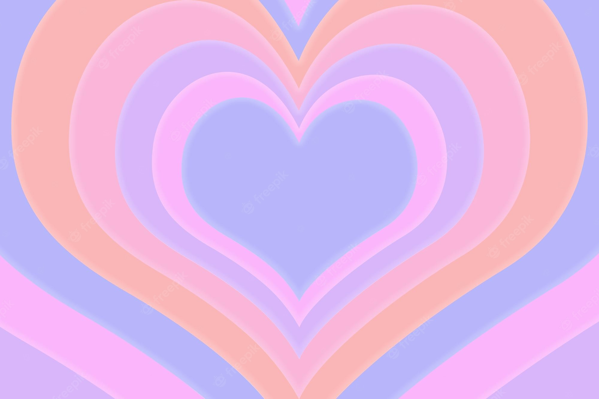 Pastel Heart Wallpapers Wallpaper Cave