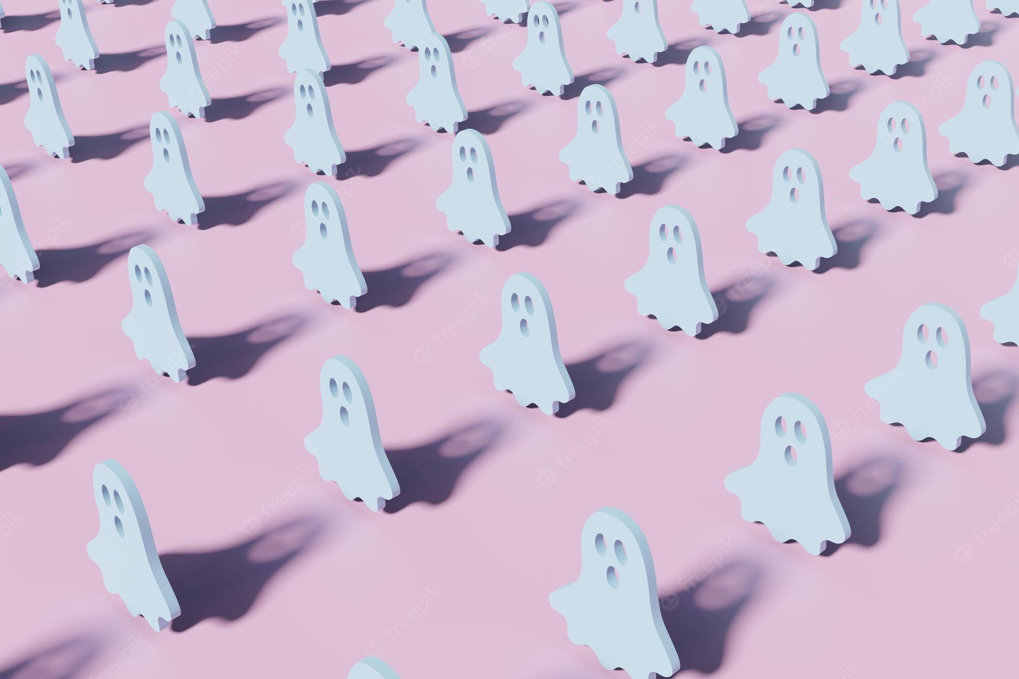 Light Pink Halloween Wallpapers Wallpaper Cave