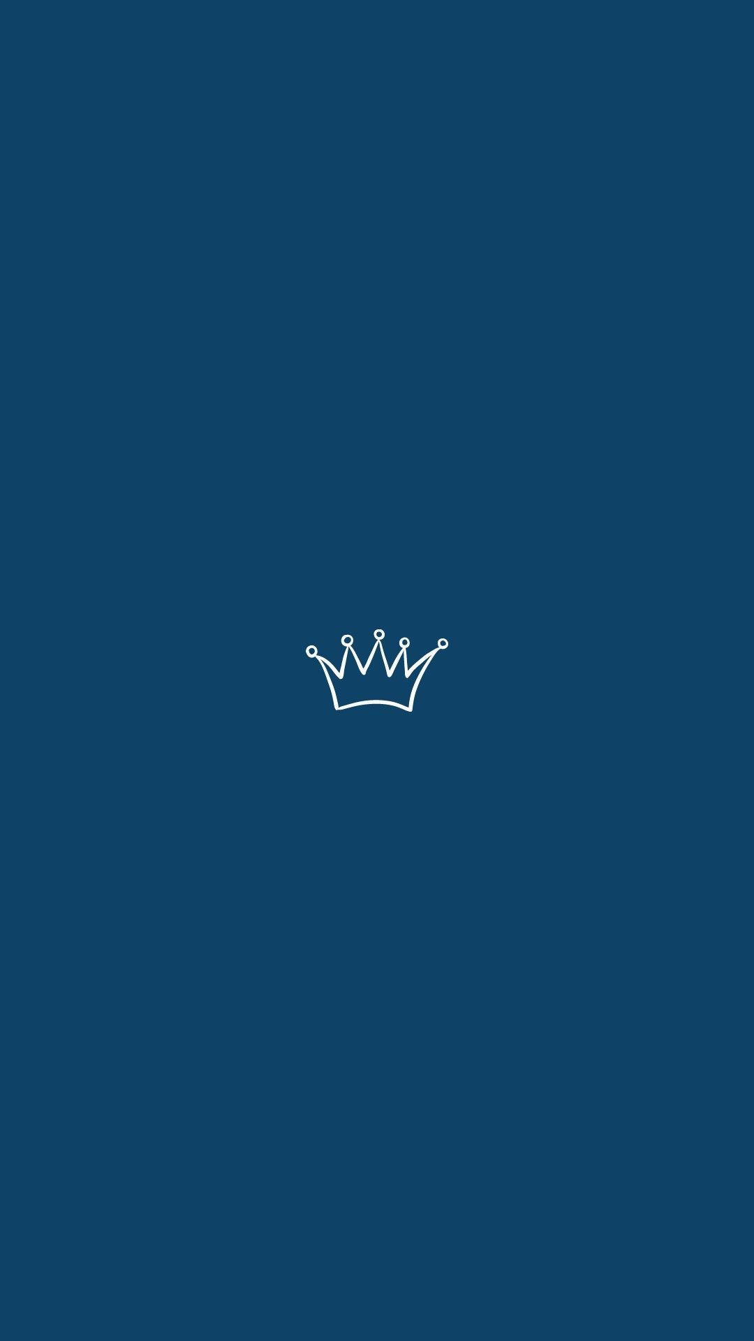 Blue Crown Background