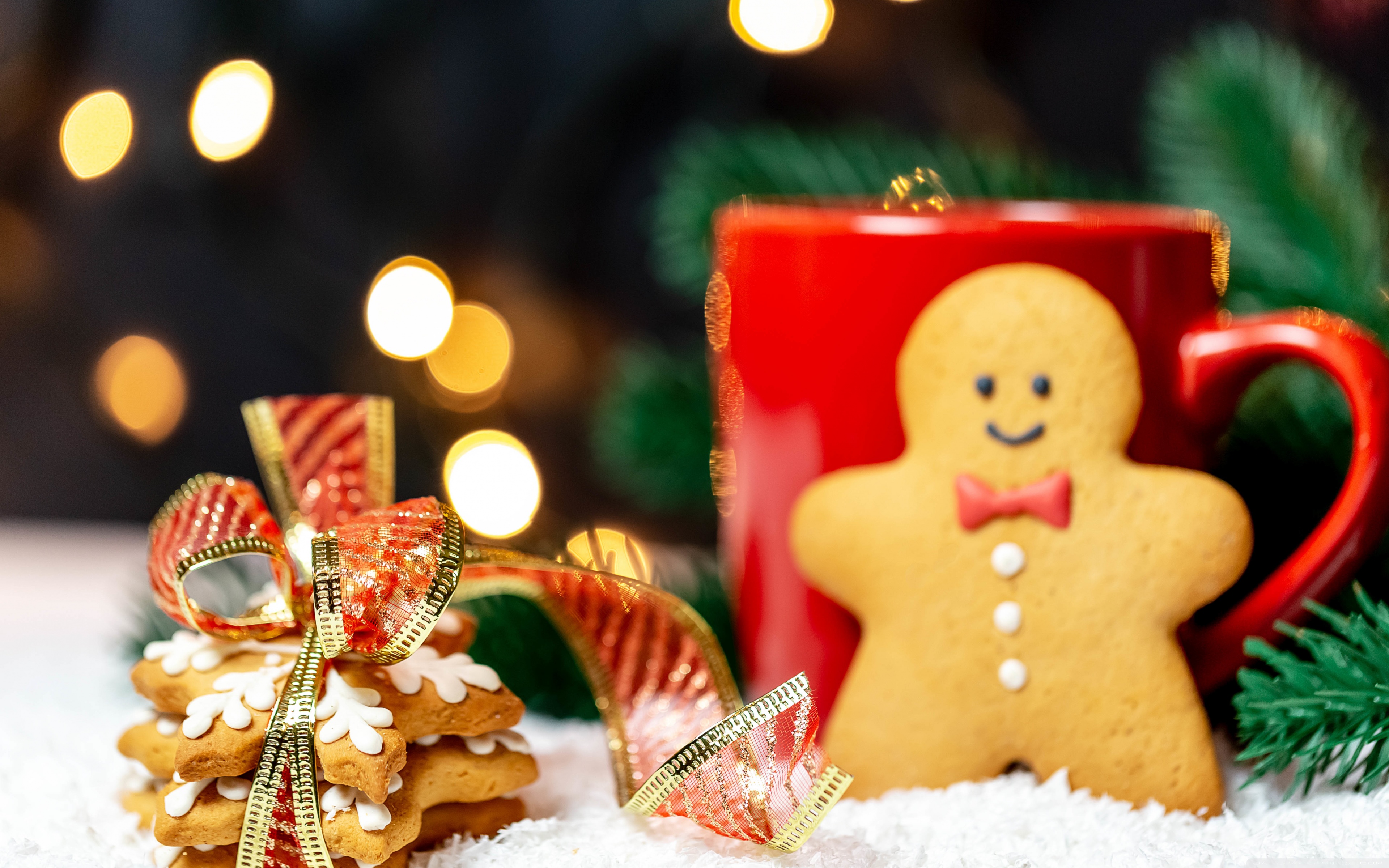 Christmas Gingerbread Cookies Wallpapers Wallpaper Cave