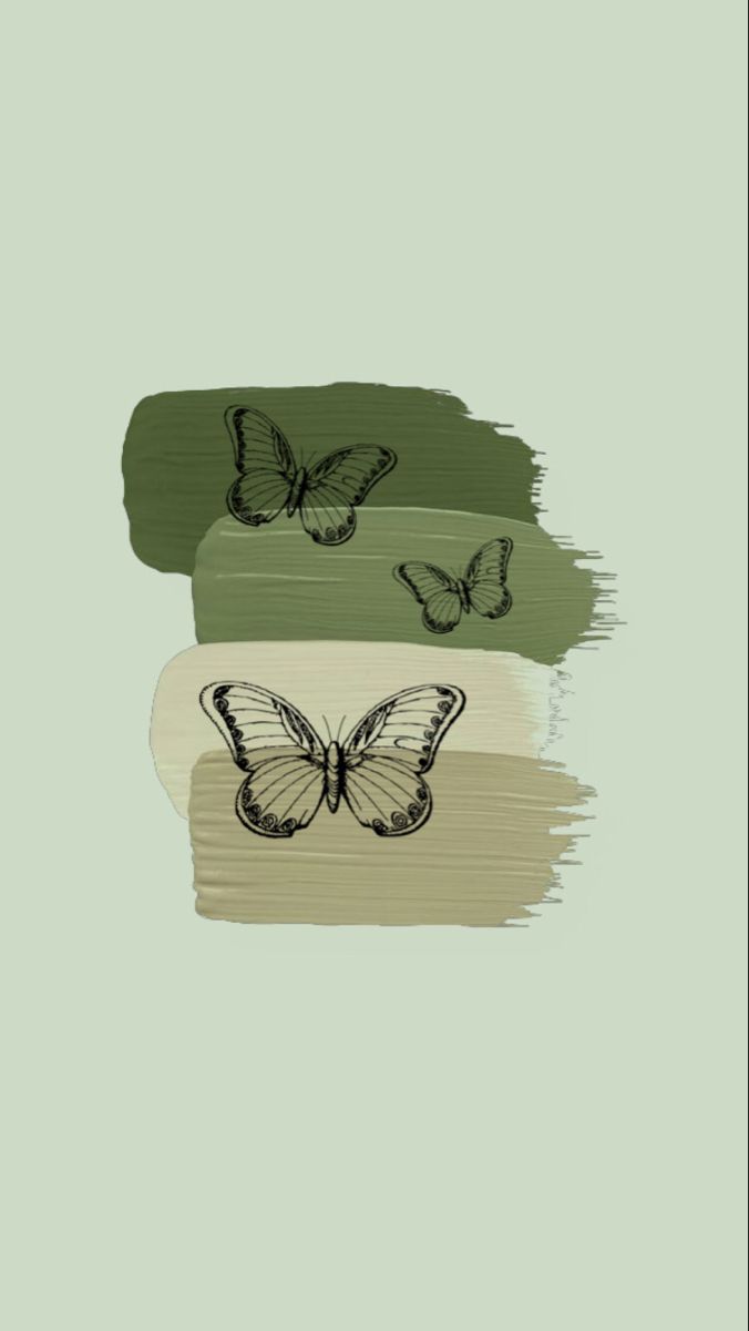 Green Aesthetic Butterfly Wallpapers Wallpaper Cave