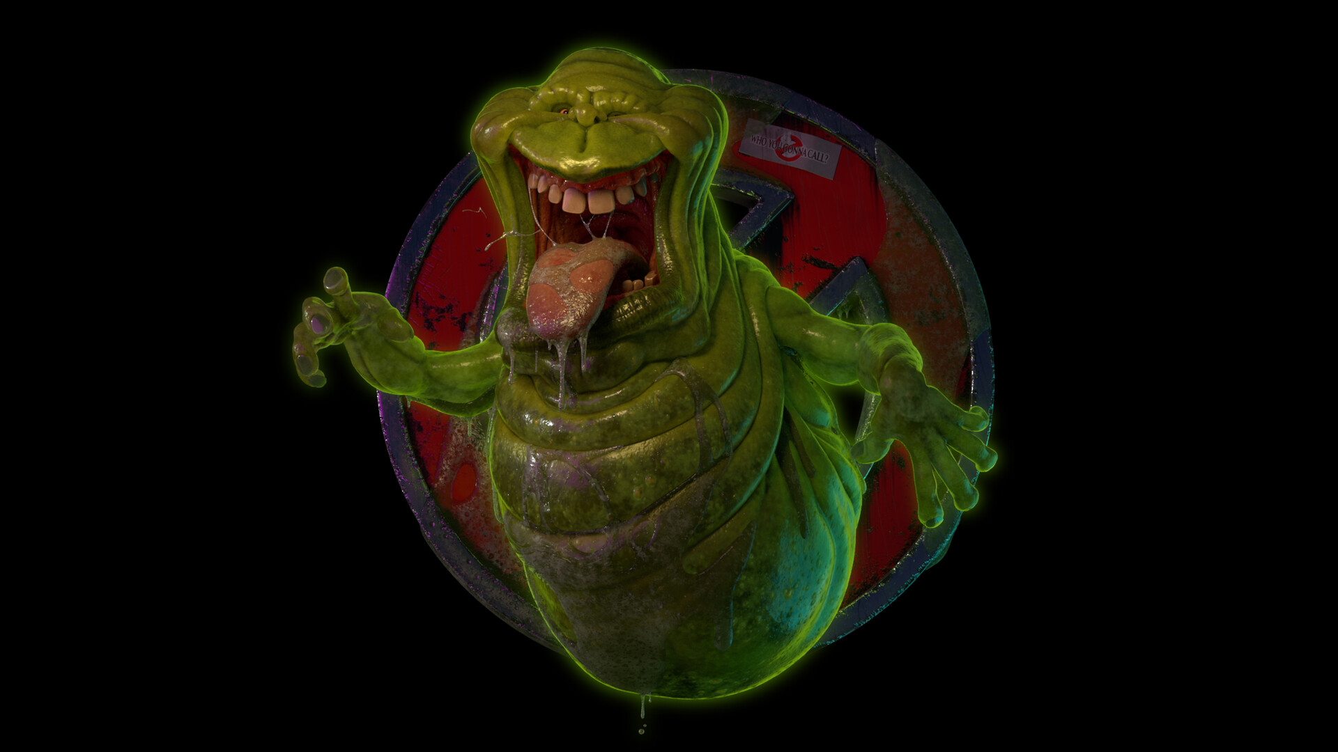 Ghostbusters Slimer Wallpapers Wallpaper Cave