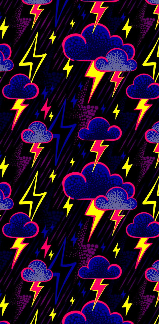 Neon Lightning Wallpapers Wallpaper Cave