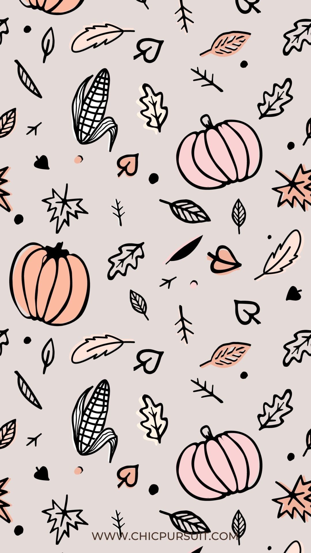 Cute Fall Thanksgiving Wallpapers Wallpaper Cave