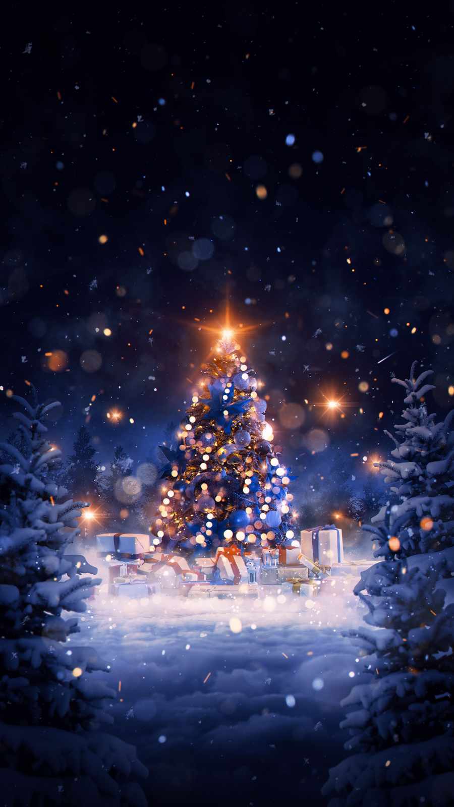 Christmas Tree iPhone 4k Wallpapers Wallpaper Cave