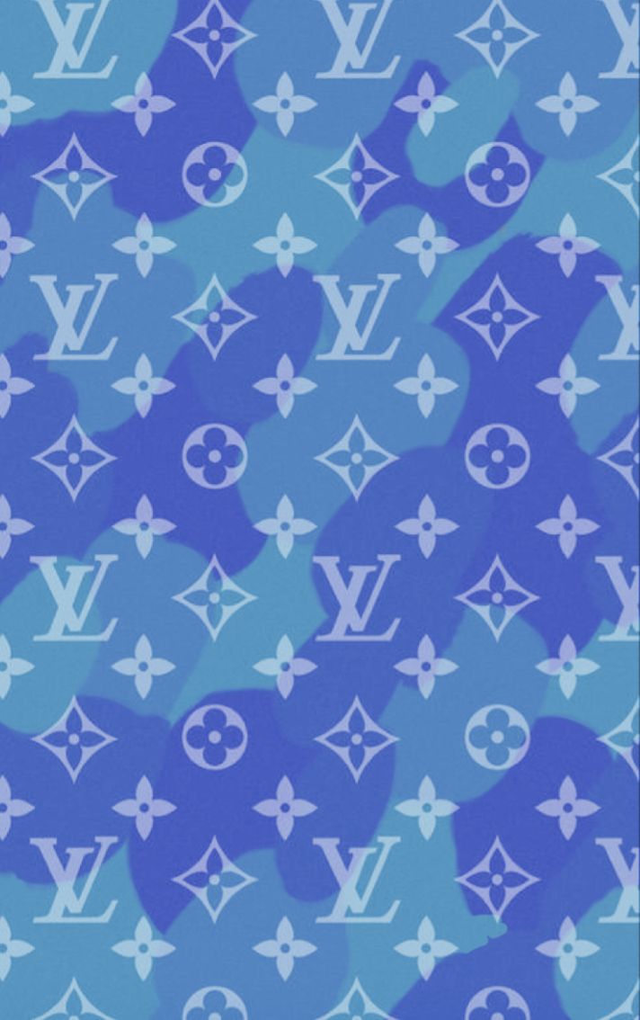 Blue LV Wallpapers Wallpaper Cave