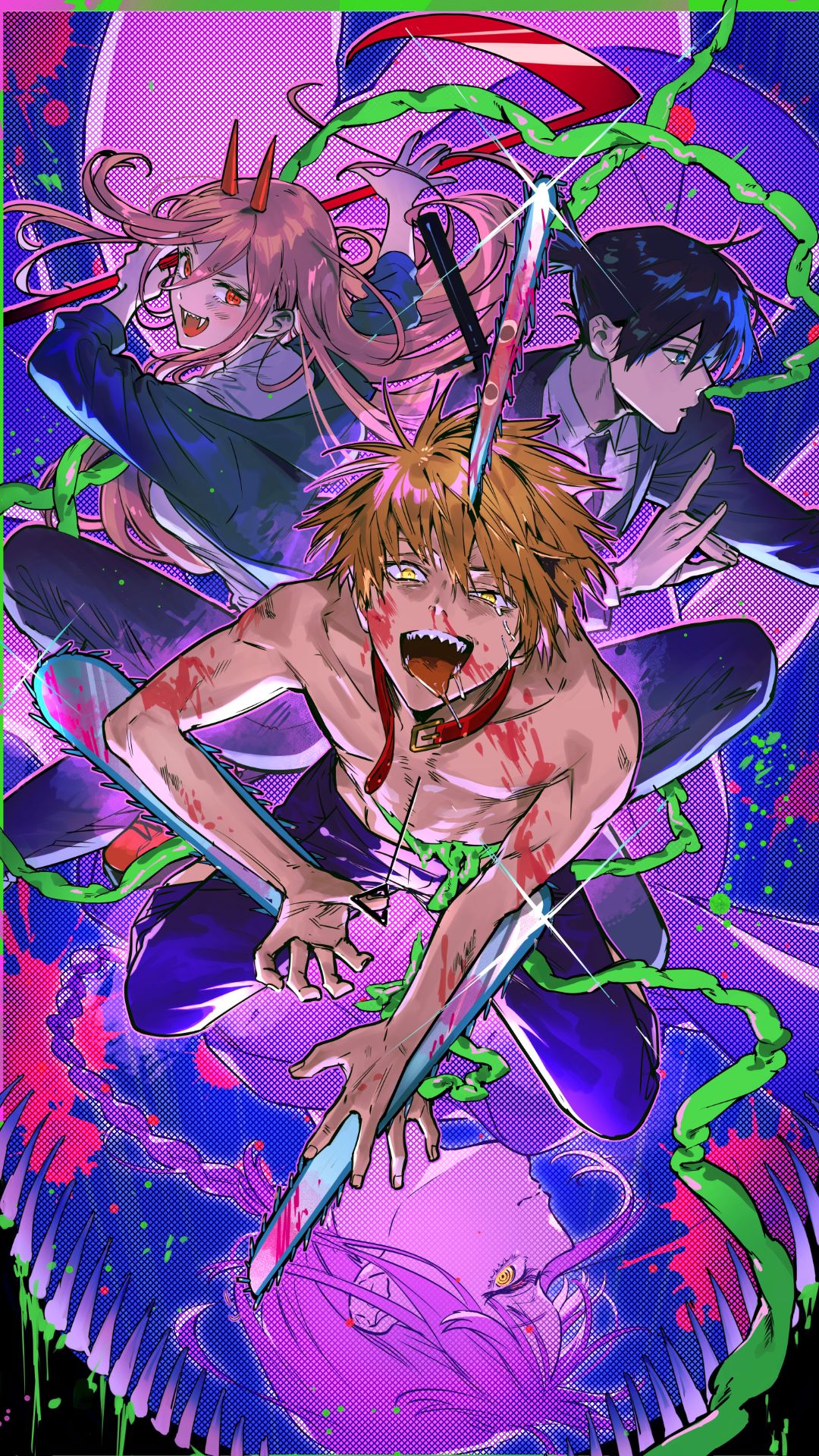 Chainsaw Man iPhone Wallpapers Wallpaper Cave