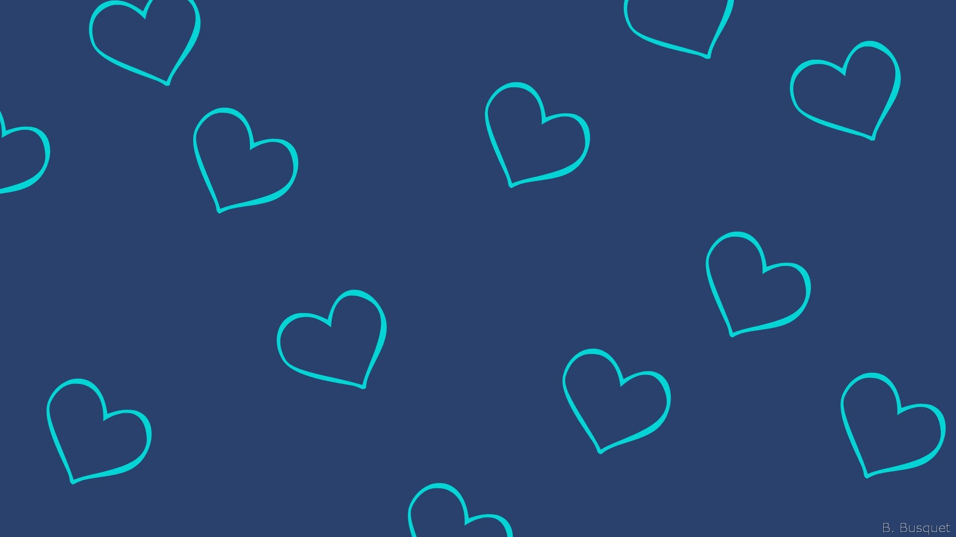 Dark Blue Hearts Wallpapers Wallpaper Cave