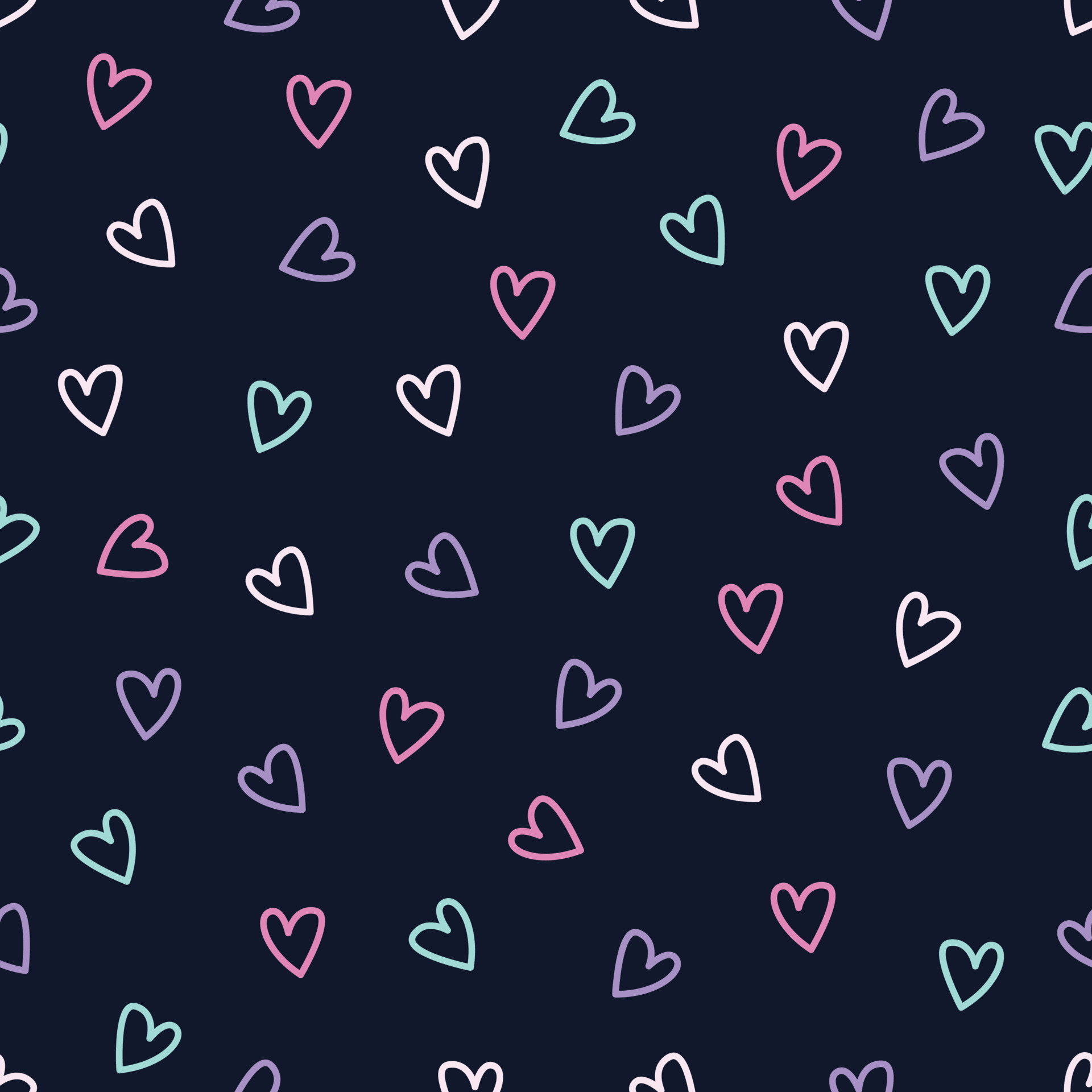 Dark Blue Hearts Wallpapers Wallpaper Cave