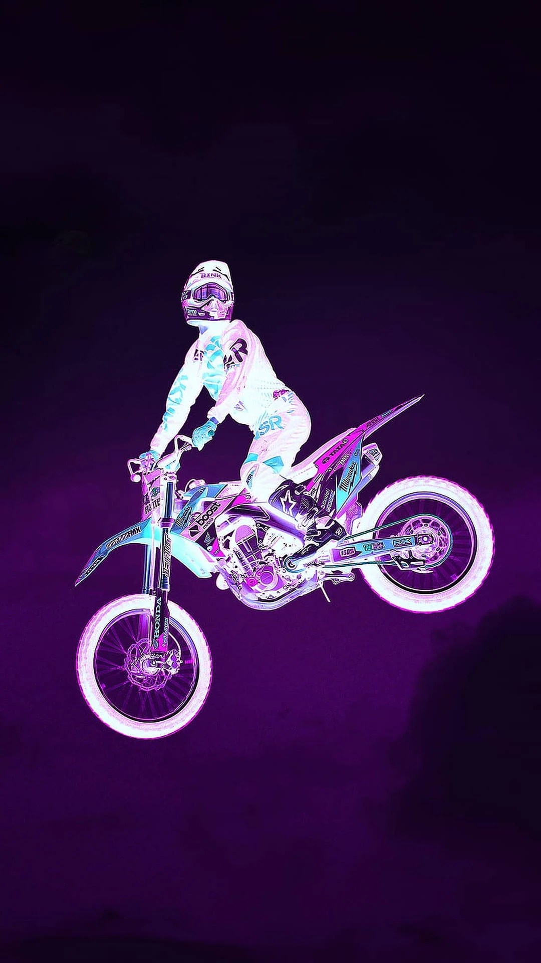 Neon Dirt Bikes Wallpapers Wallpaper Cave