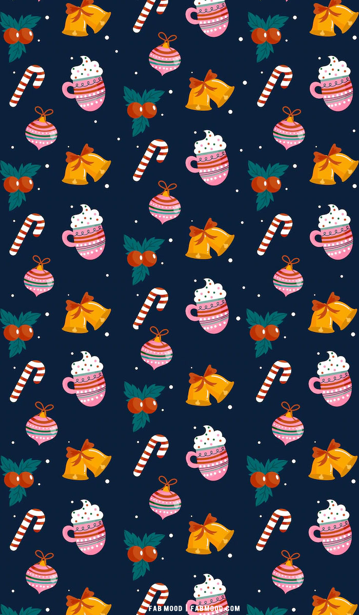 Pink Preppy Christmas Wallpapers Wallpaper Cave