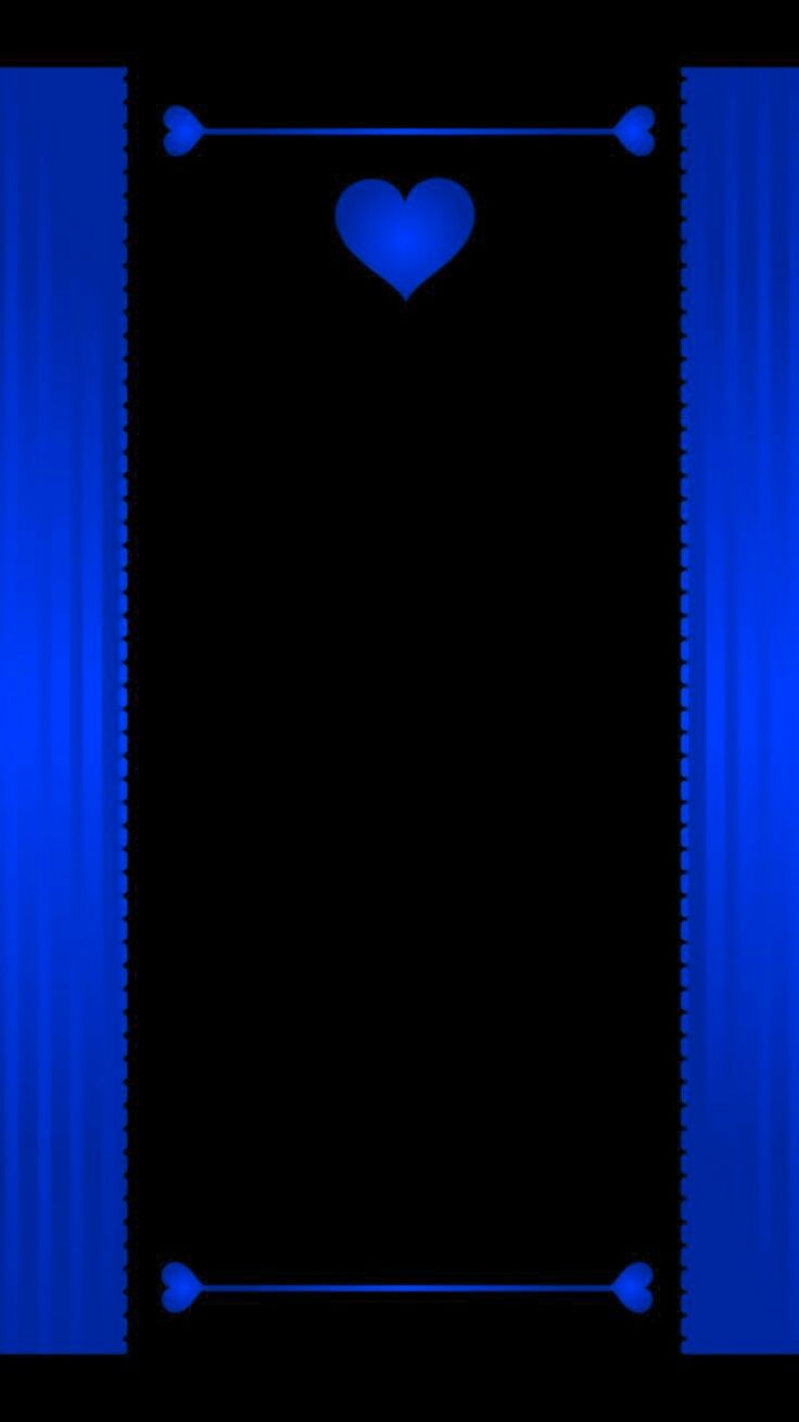 Blue And Black Hearts Wallpapers Wallpaper Cave