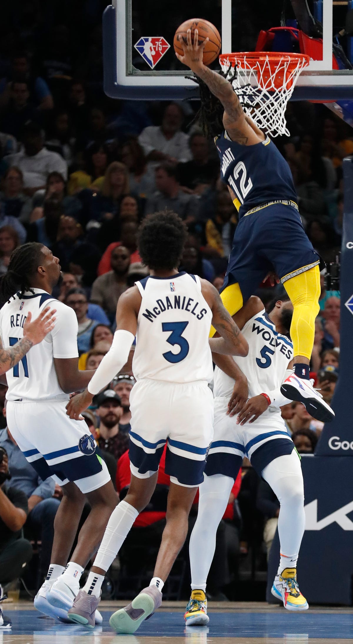 Ja Morant Dunking Wallpapers Wallpaper Cave