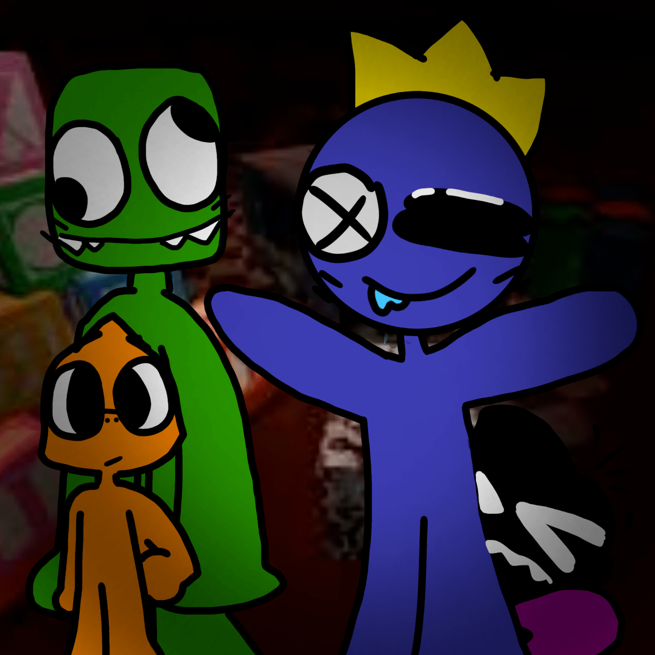 Rainbow Friends Blue Wallpapers Wallpaper Cave