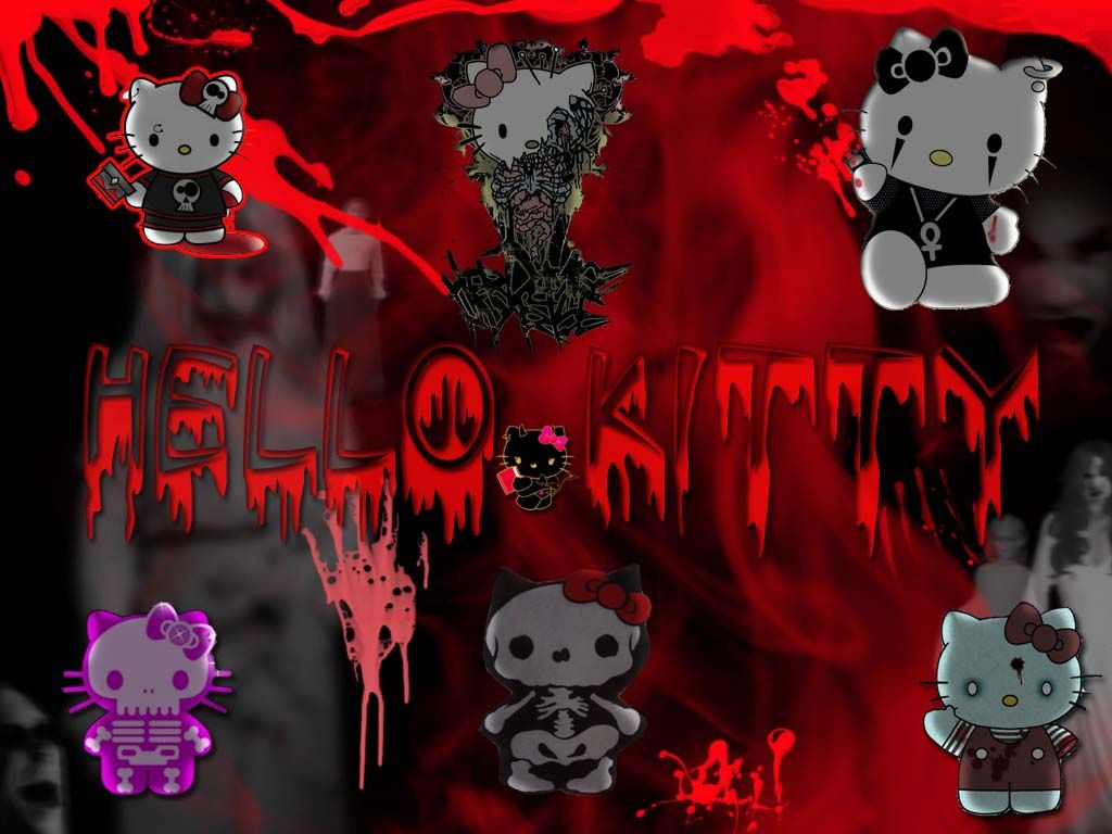 Evil Hello Kitty Wallpapers Wallpaper Cave