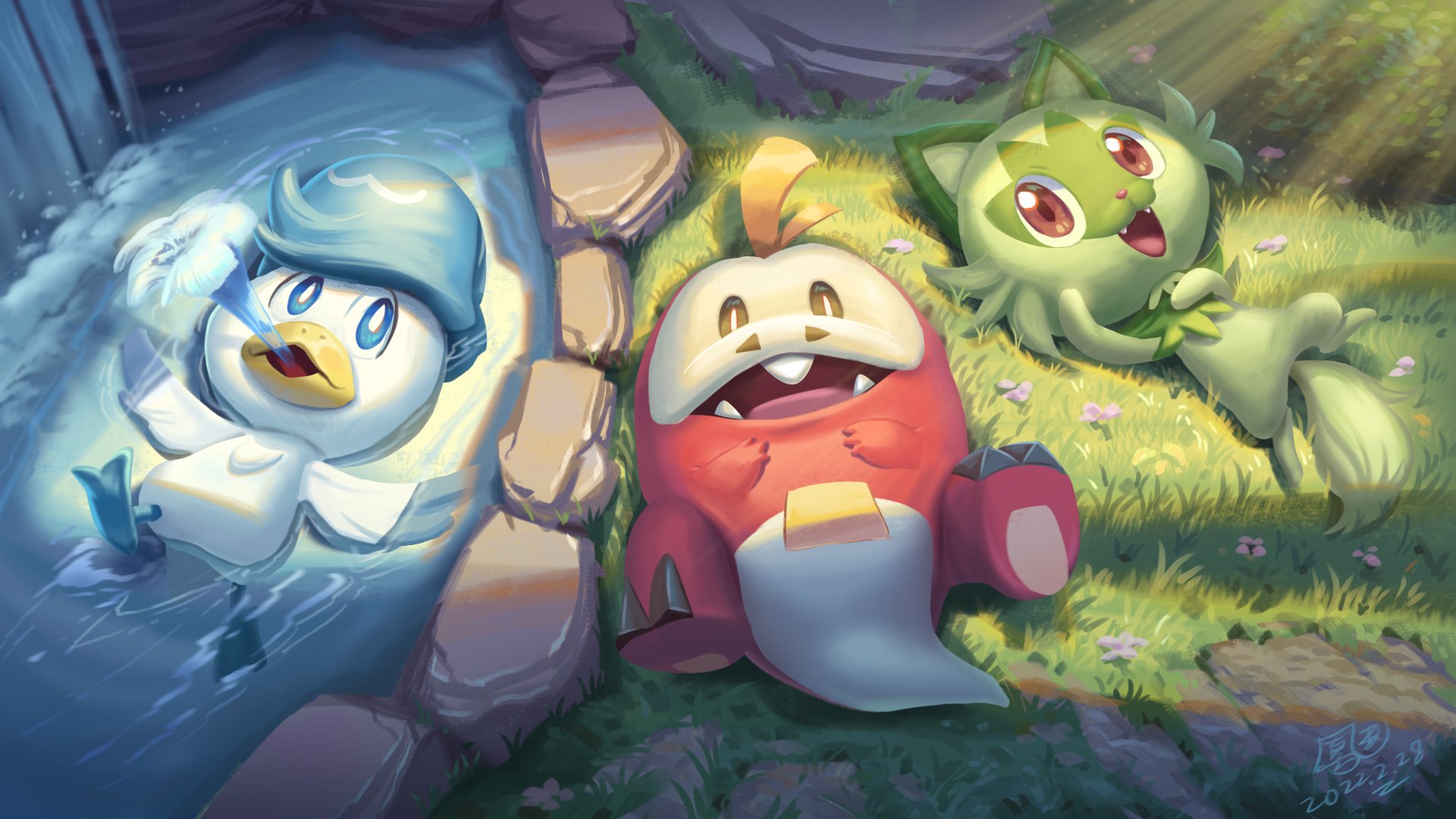 Pokémon Sprigatito Wallpapers Wallpaper Cave