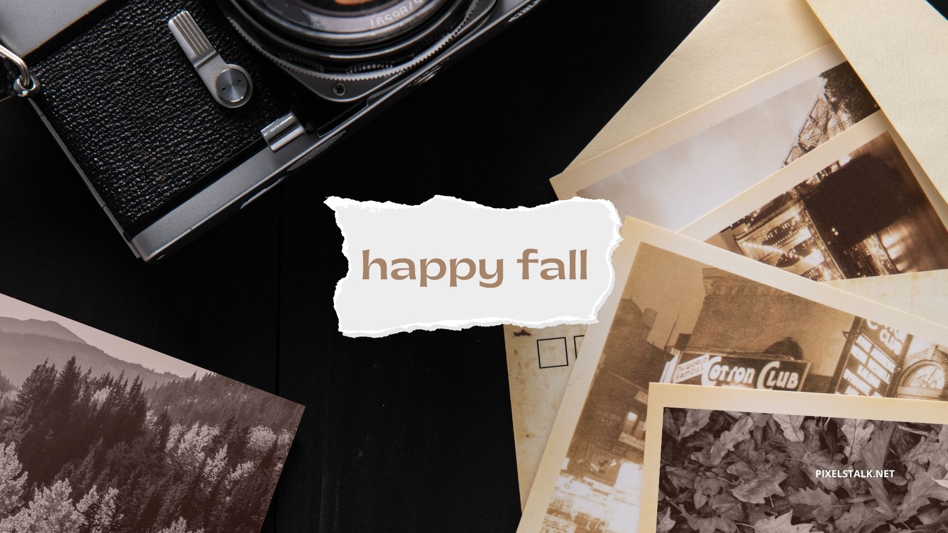 Aesthetic Vintage Autumn Desktop Wallpapers Wallpaper Cave