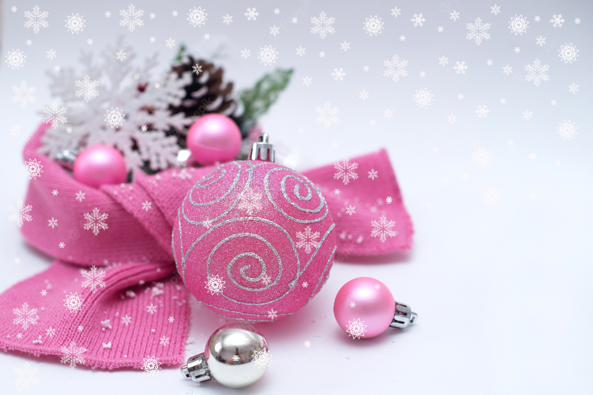 Pink Christmas Computer Wallpapers Wallpaper Cave