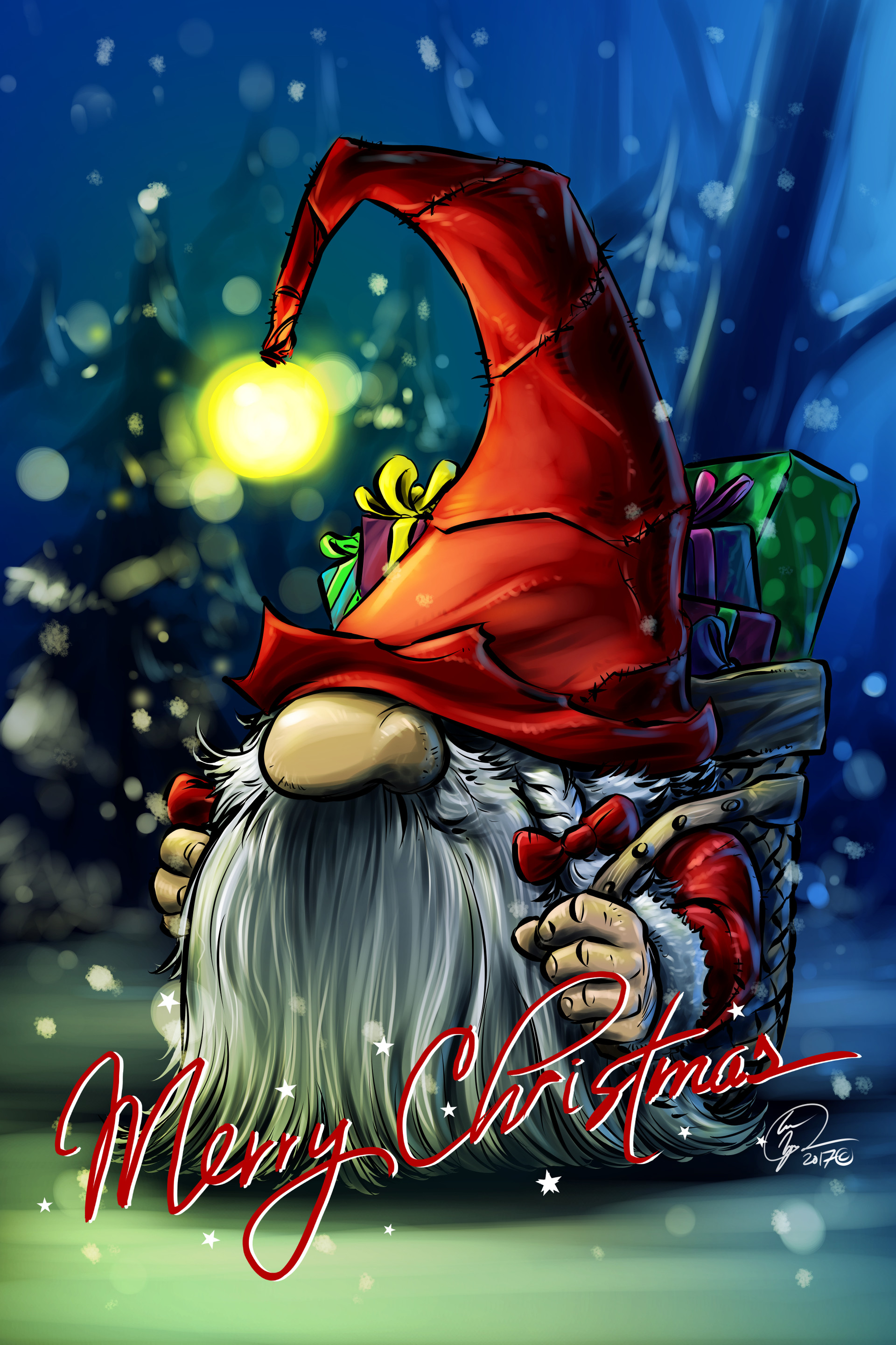 Gnome Christmas Phone Wallpapers Wallpaper Cave