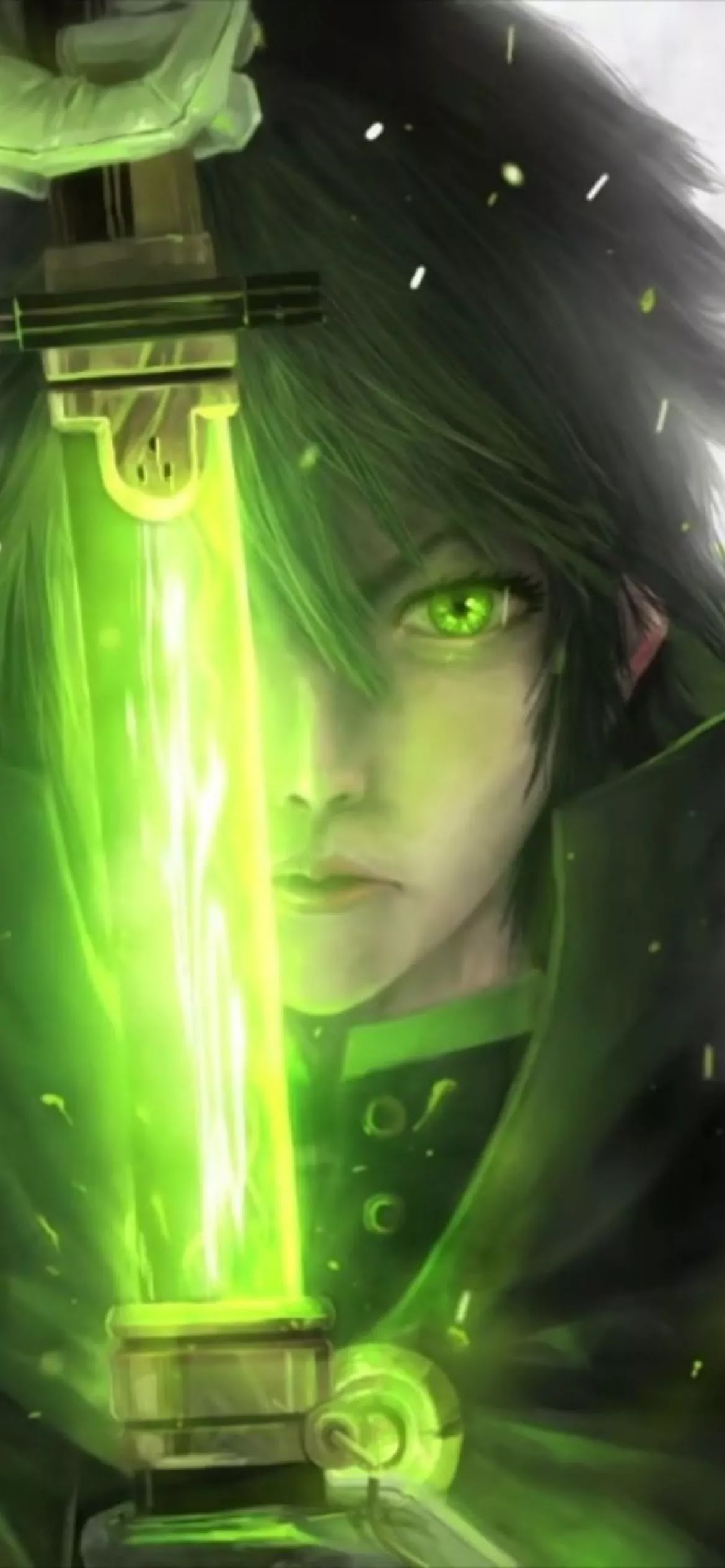 Dark Green Anime Wallpapers Wallpaper Cave