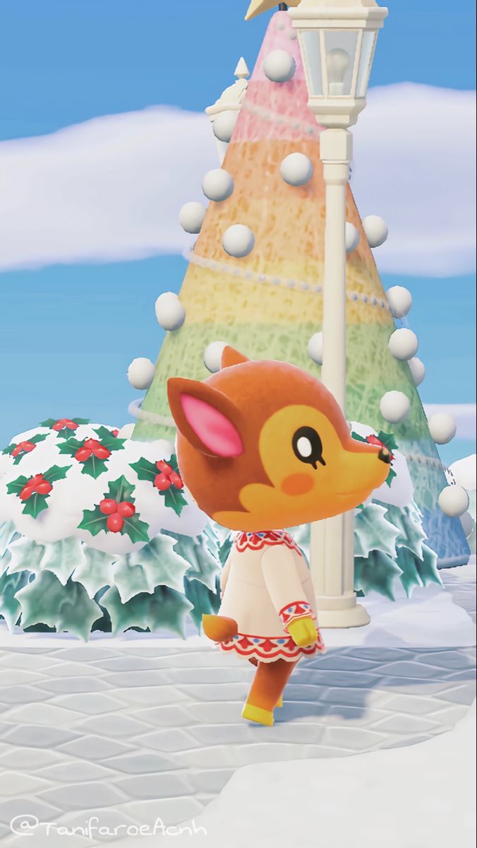 Animal Crossing Christmas Wallpapers Wallpaper Cave