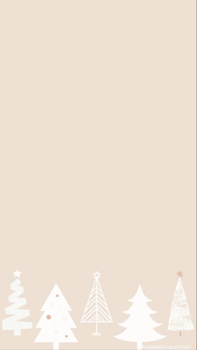 Minimalist Aesthetic Christmas Wallpapers Wallpaper Cave