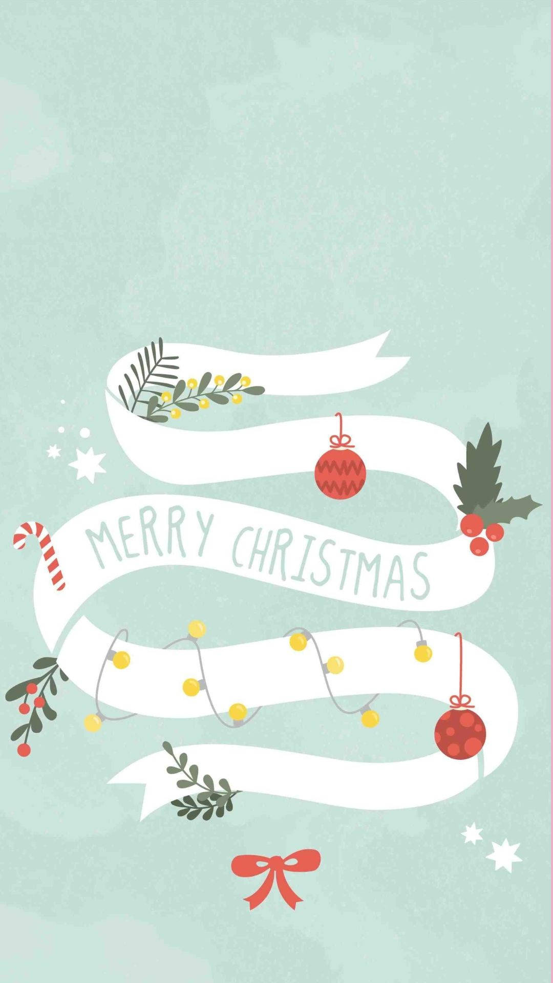 Mint Green Christmas Wallpapers Wallpaper Cave