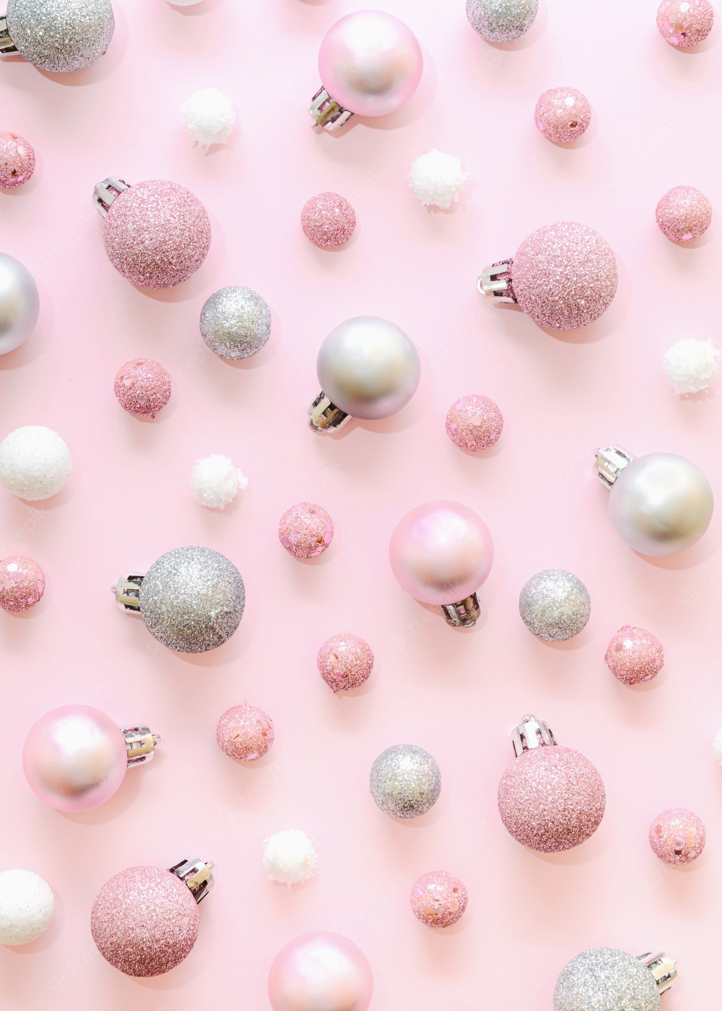 White And Pink Christmas Wallpapers Wallpaper Cave
