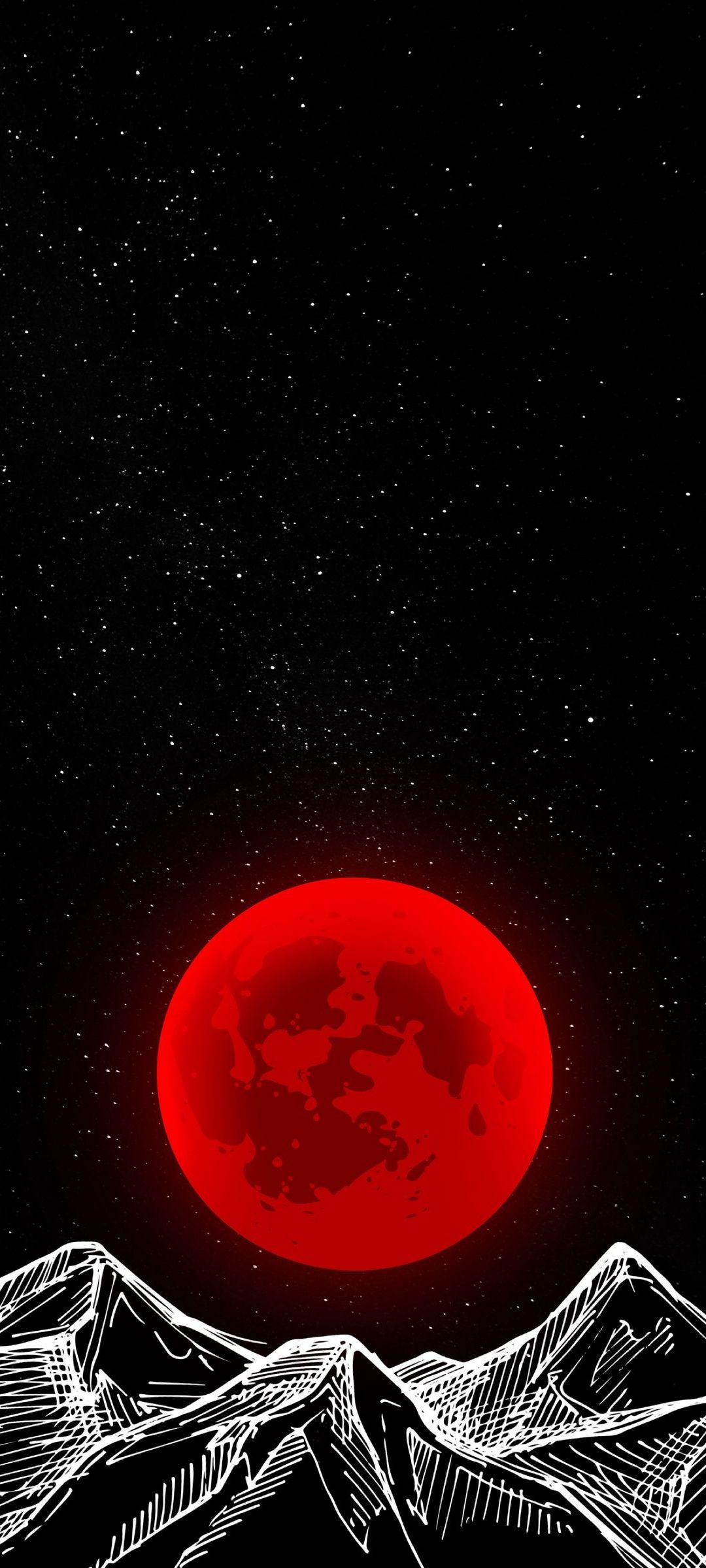 Black And Red Moon Wallpapers Wallpaper Cave