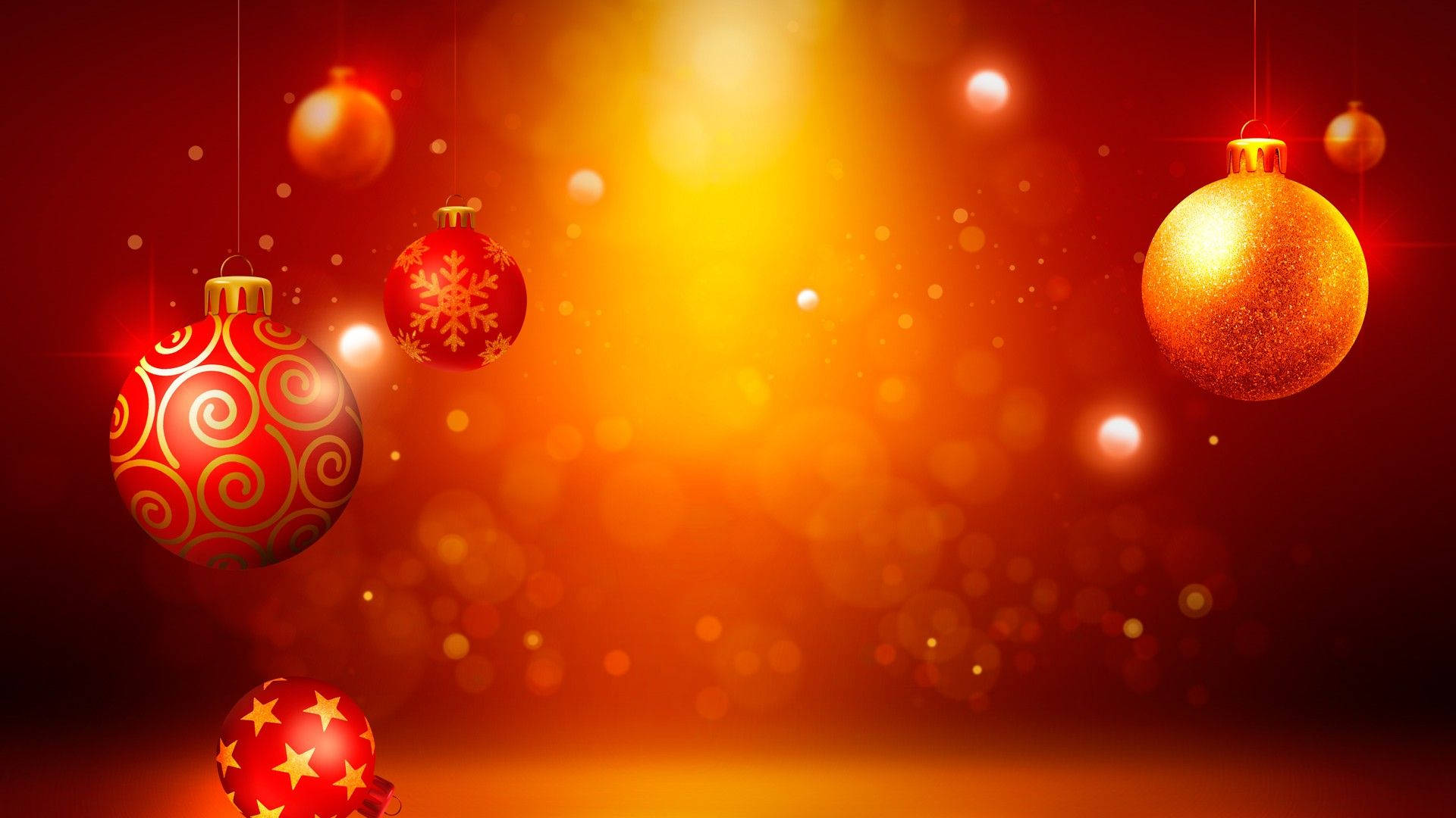 Red Gold Christmas Wallpapers Wallpaper Cave