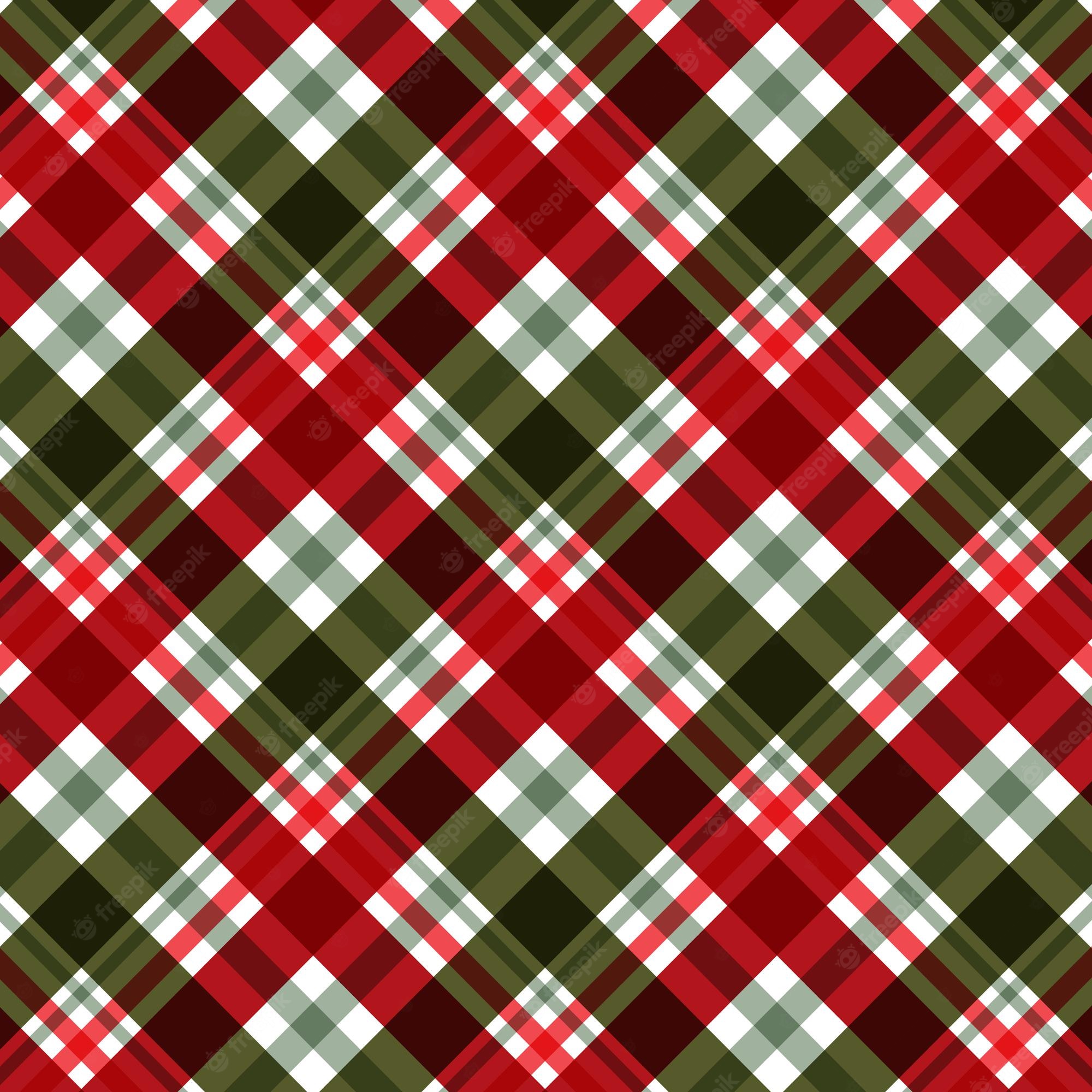 Christmas Plaid Wallpapers Wallpaper Cave