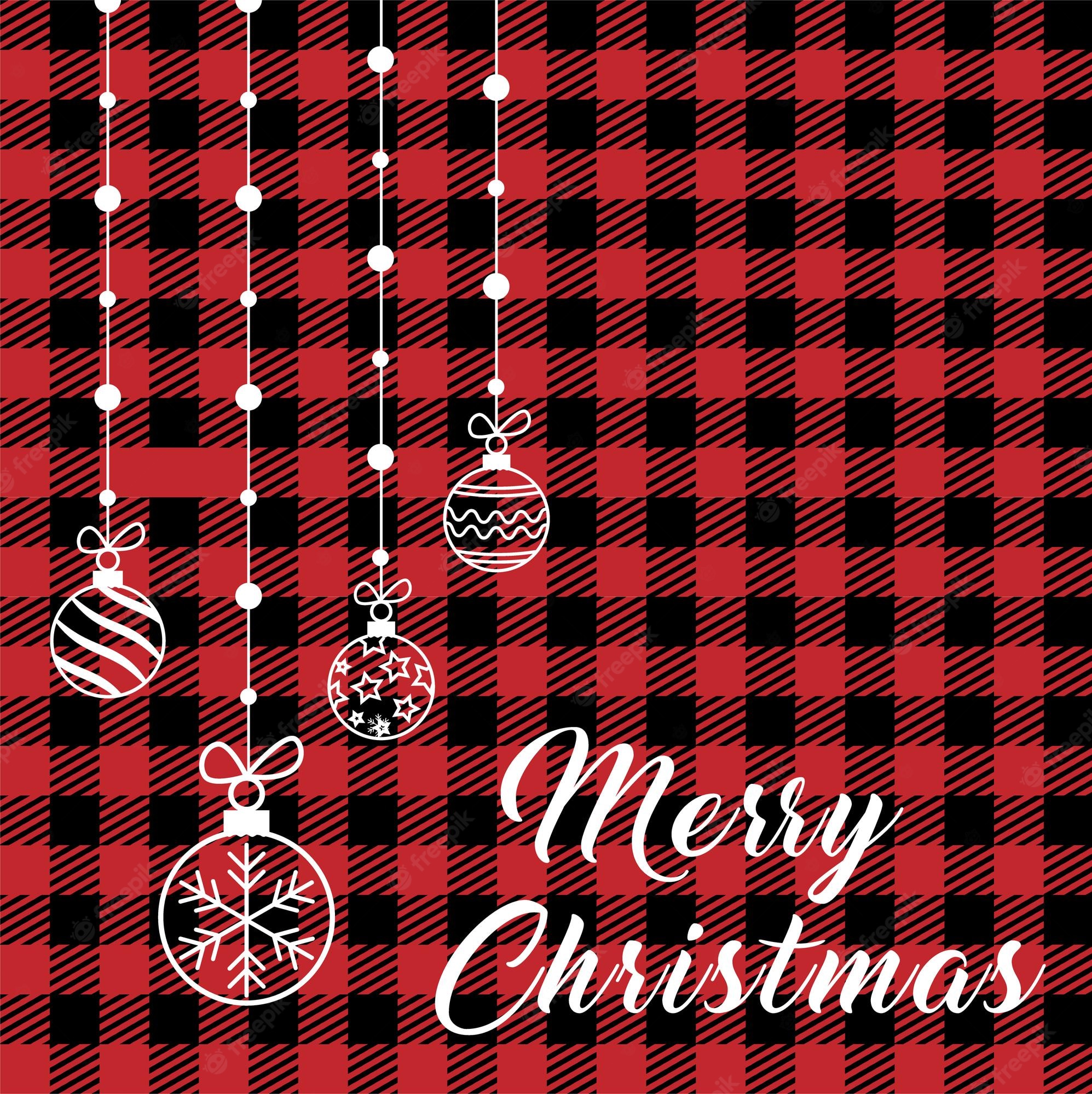 Christmas Plaid Wallpapers Wallpaper Cave
