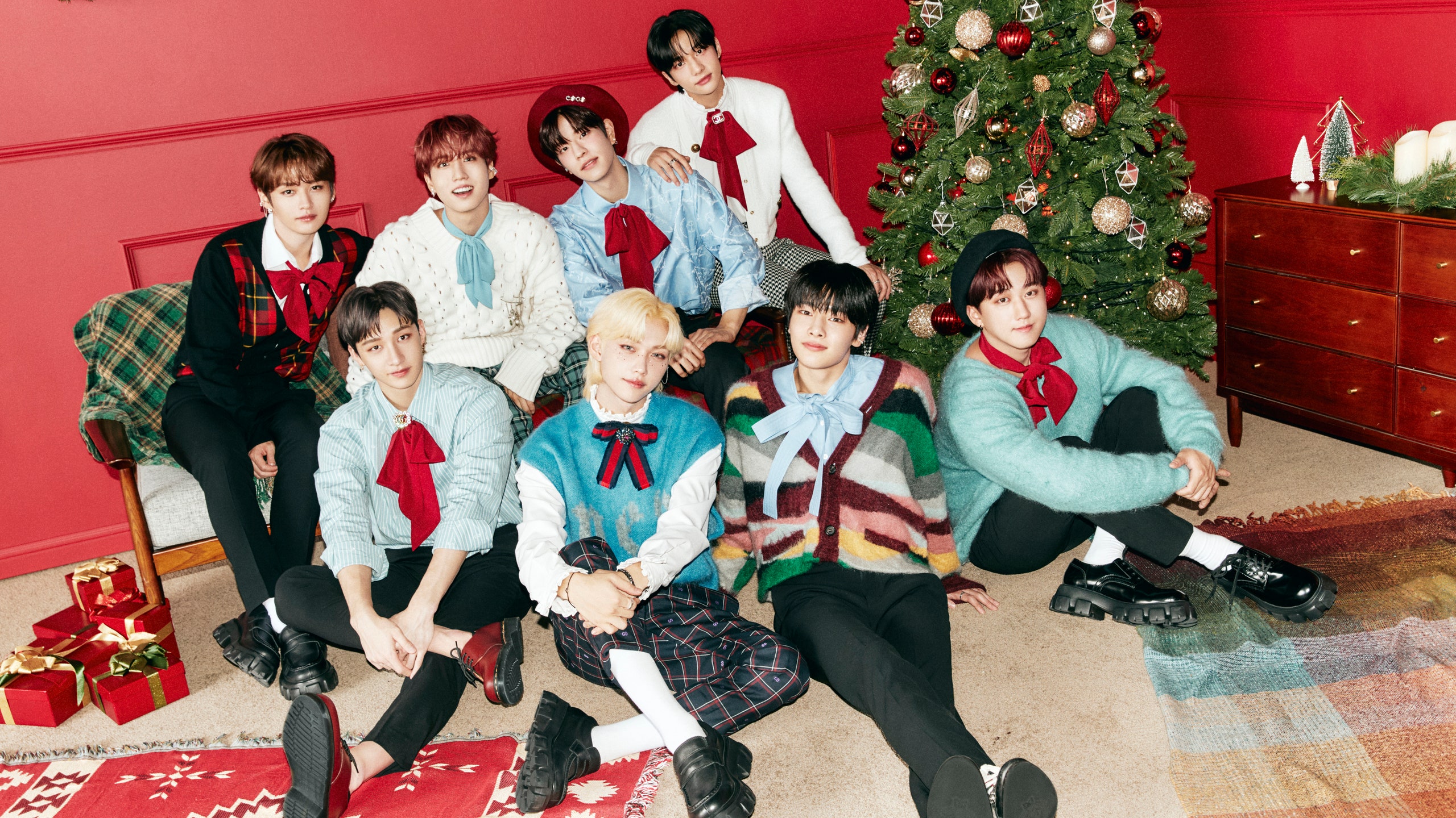 Stray Kids Christmas Computer Wallpapers Wallpaper Cave