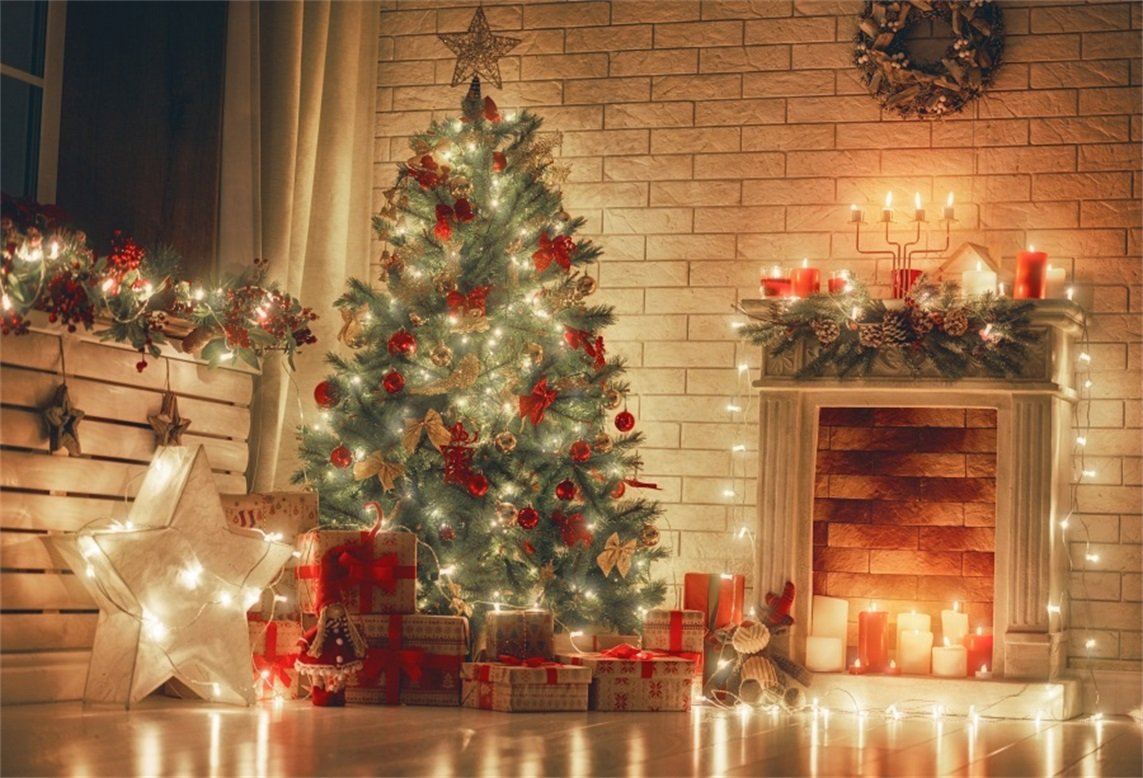 Christmas Living Room Wallpapers Wallpaper Cave