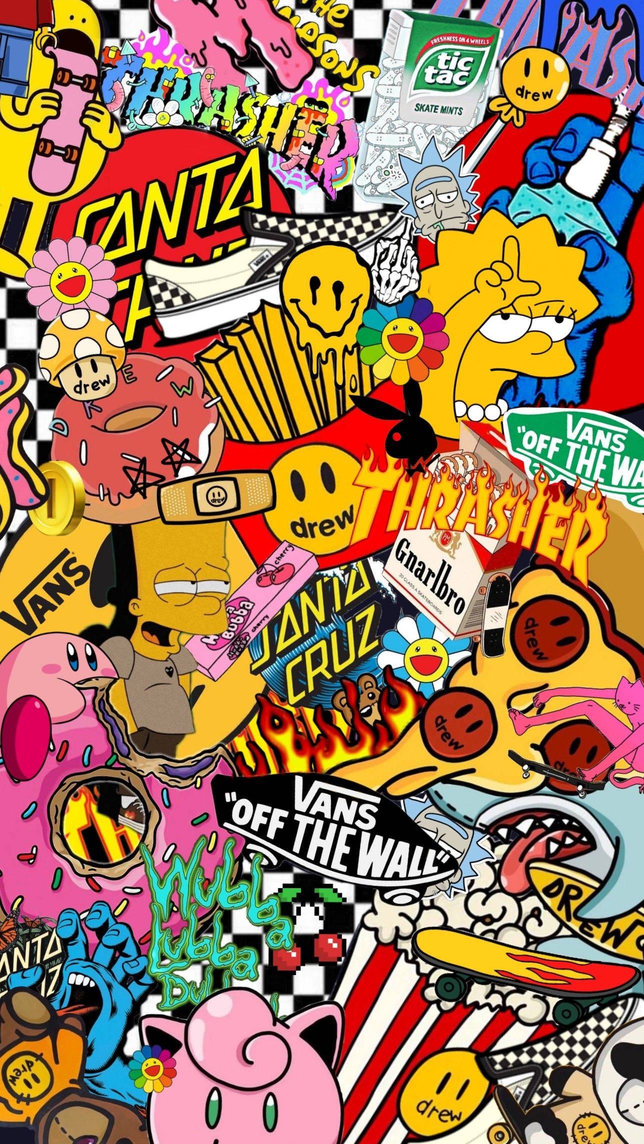 Sticker Collage Wallpapers Wallpaper Cave