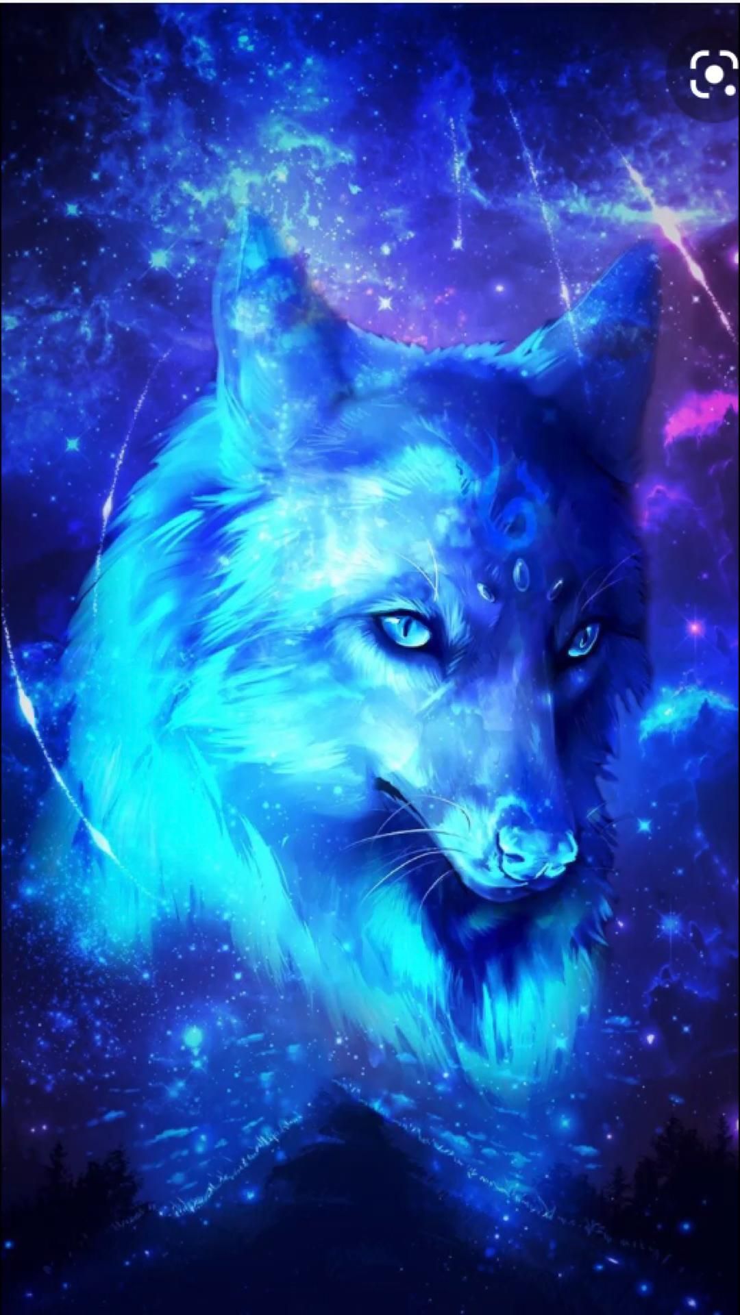 Cute Galaxy Wolf Wallpapers Wallpaper Cave