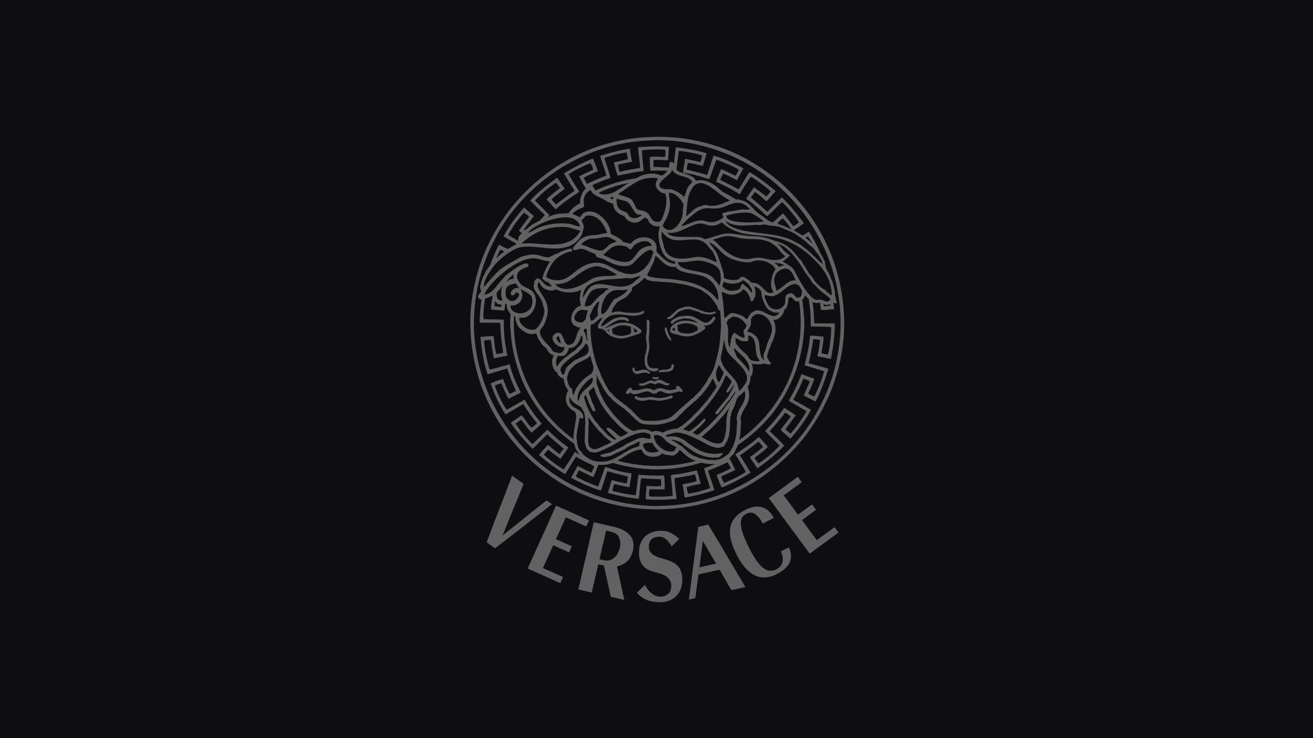 Black Versace Desktop Wallpapers Wallpaper Cave