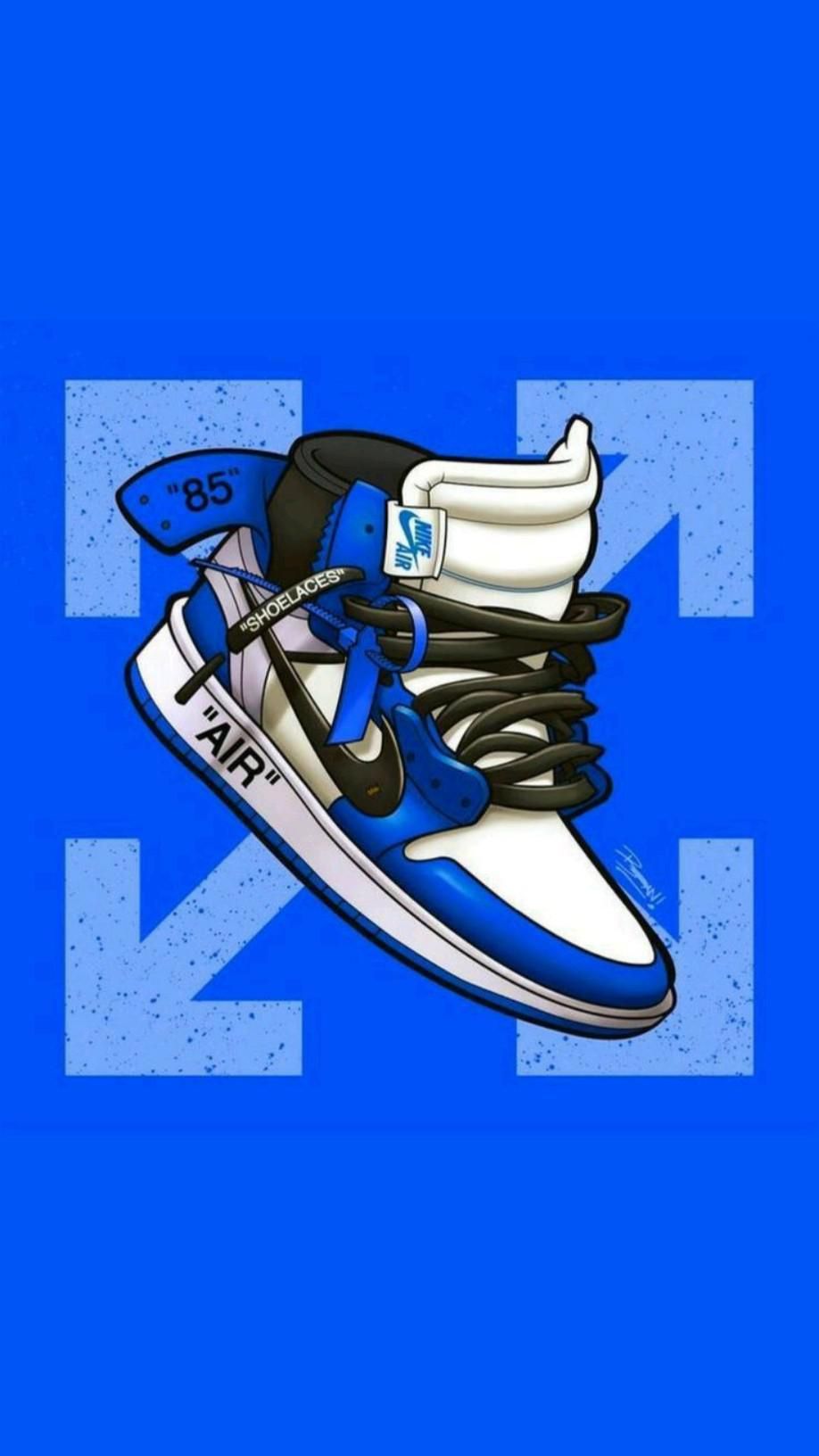 Blue Jordan Nike Wallpapers Wallpaper Cave