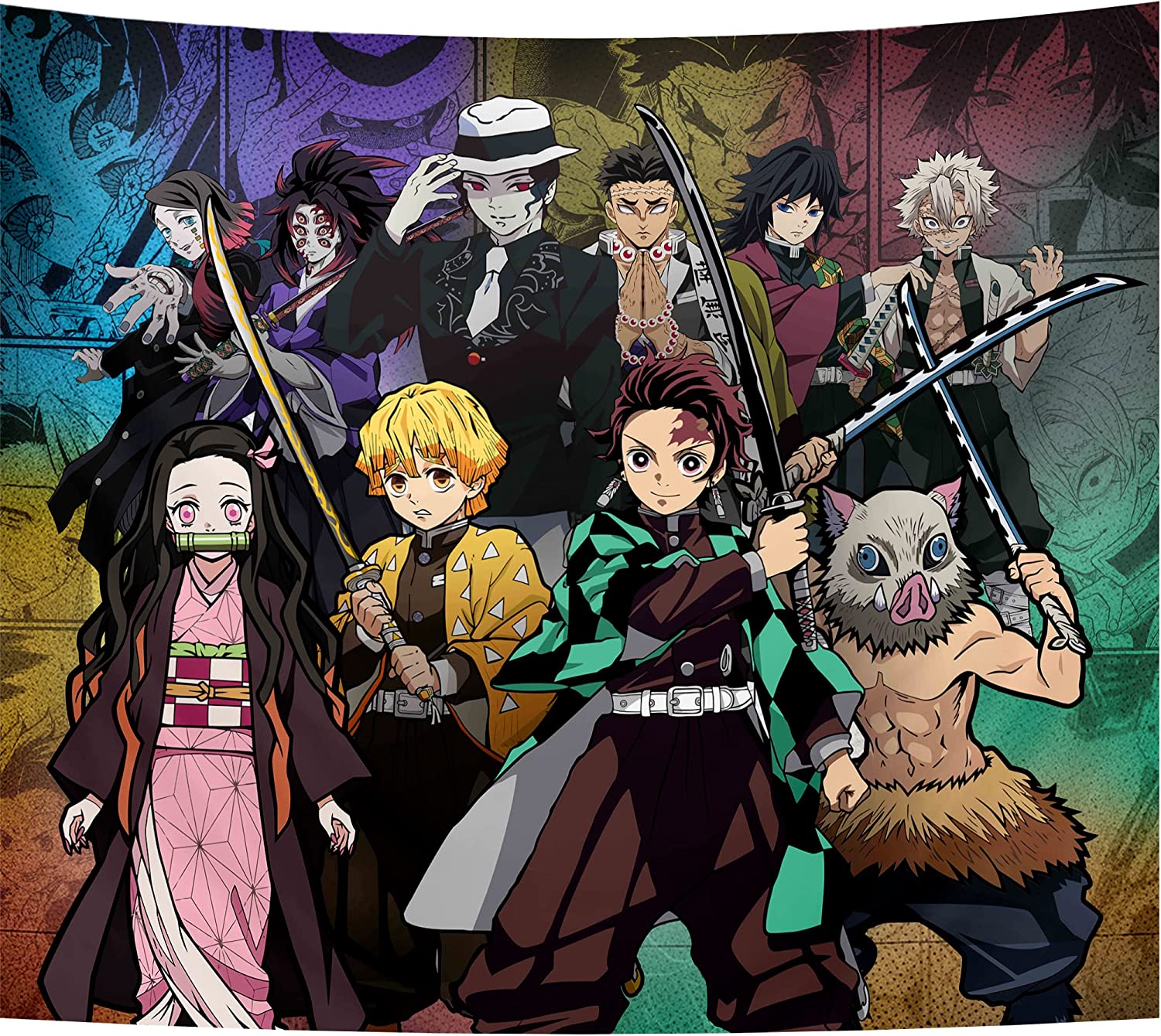 Demon Slayer Group Wallpapers Wallpaper Cave