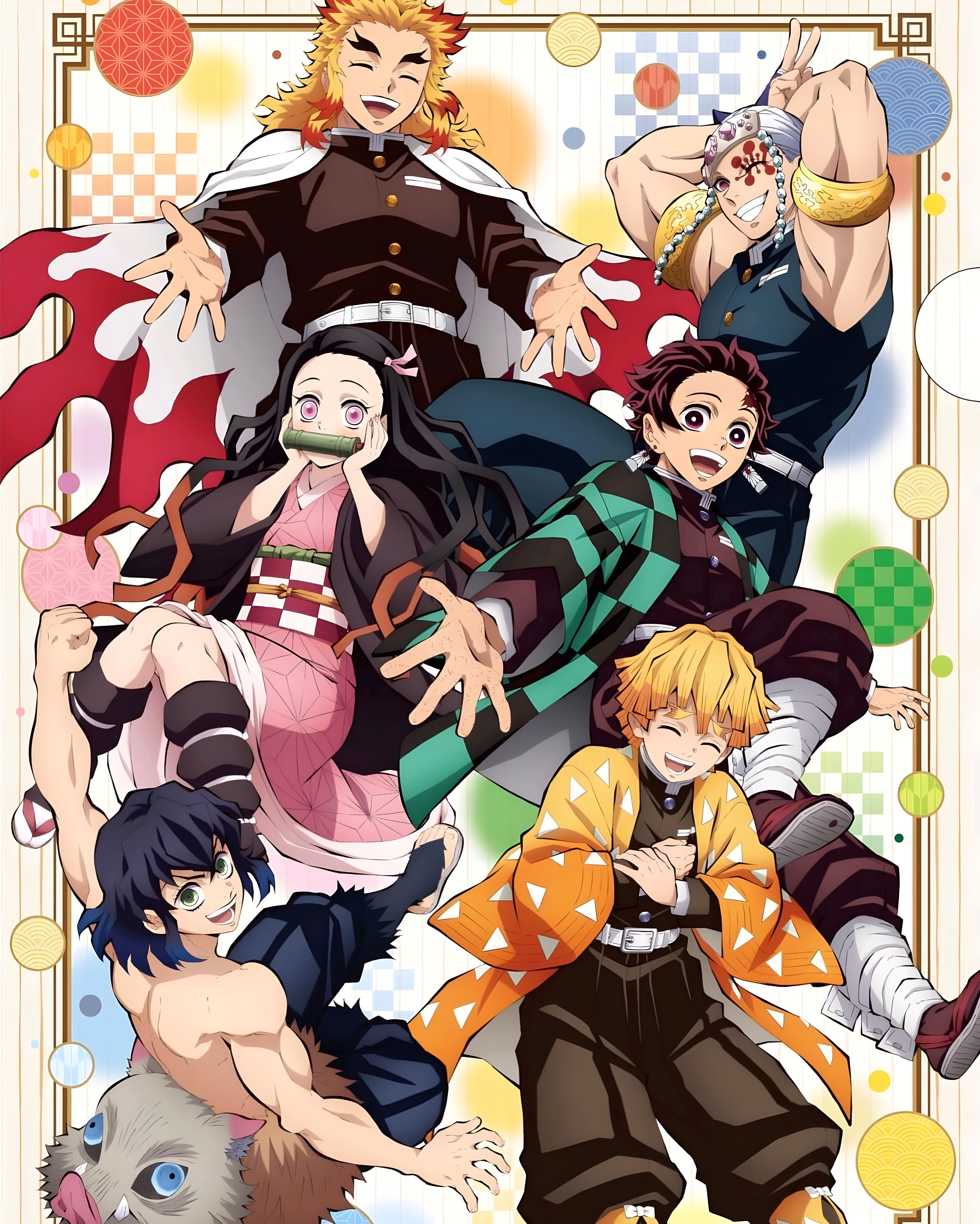 Demon Slayer Group Wallpapers Wallpaper Cave