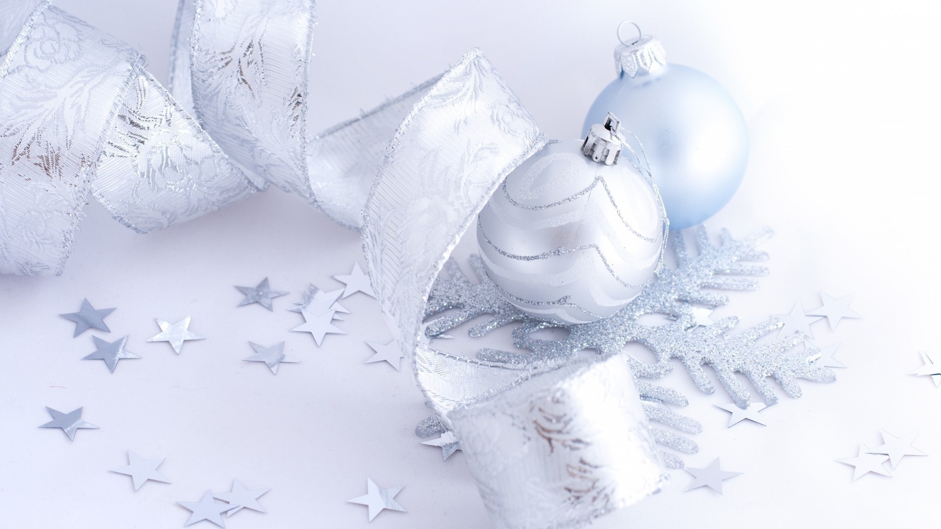 Christmas White Blue Wallpapers Wallpaper Cave