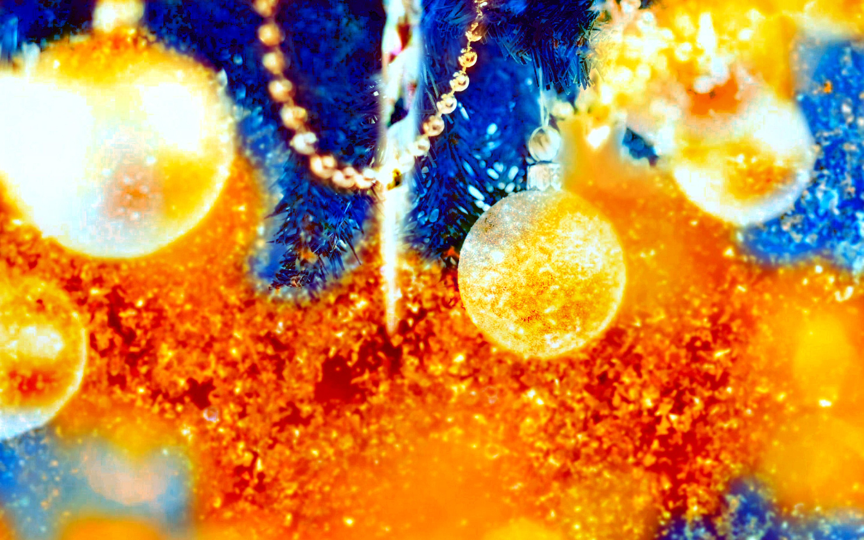 Blue And Orange Christmas Wallpapers Wallpaper Cave