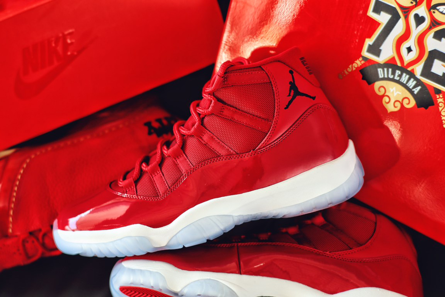 Jordan 11 Red Wallpapers Wallpaper Cave