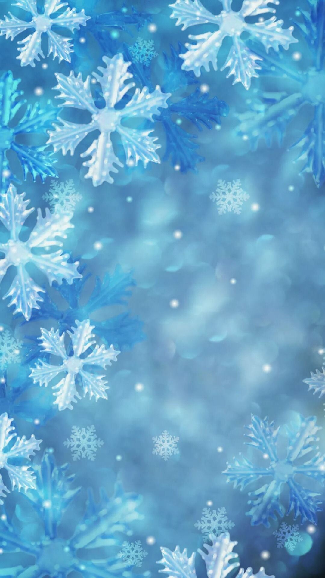 Christmas Winter Blue Wallpapers Wallpaper Cave