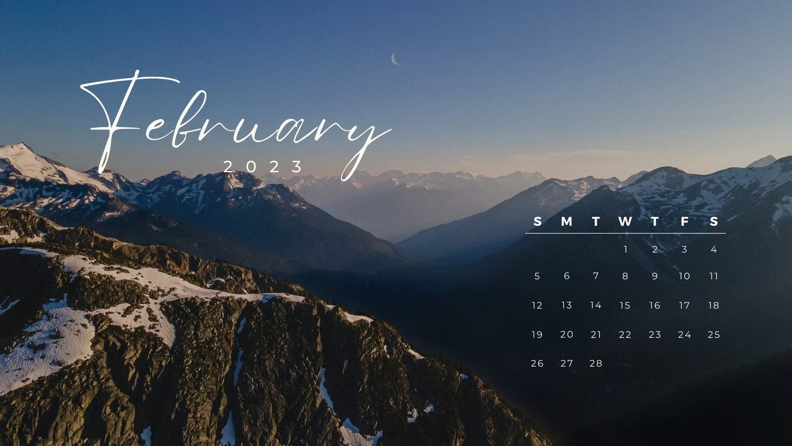 February 2023 Calendar Wallpapers Wallpaper Cave