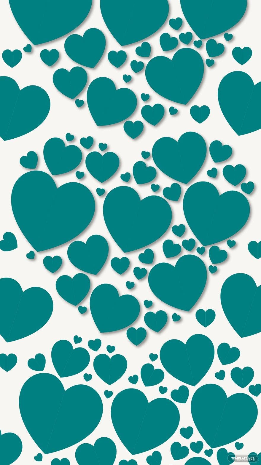 Teal Heart Wallpapers Wallpaper Cave